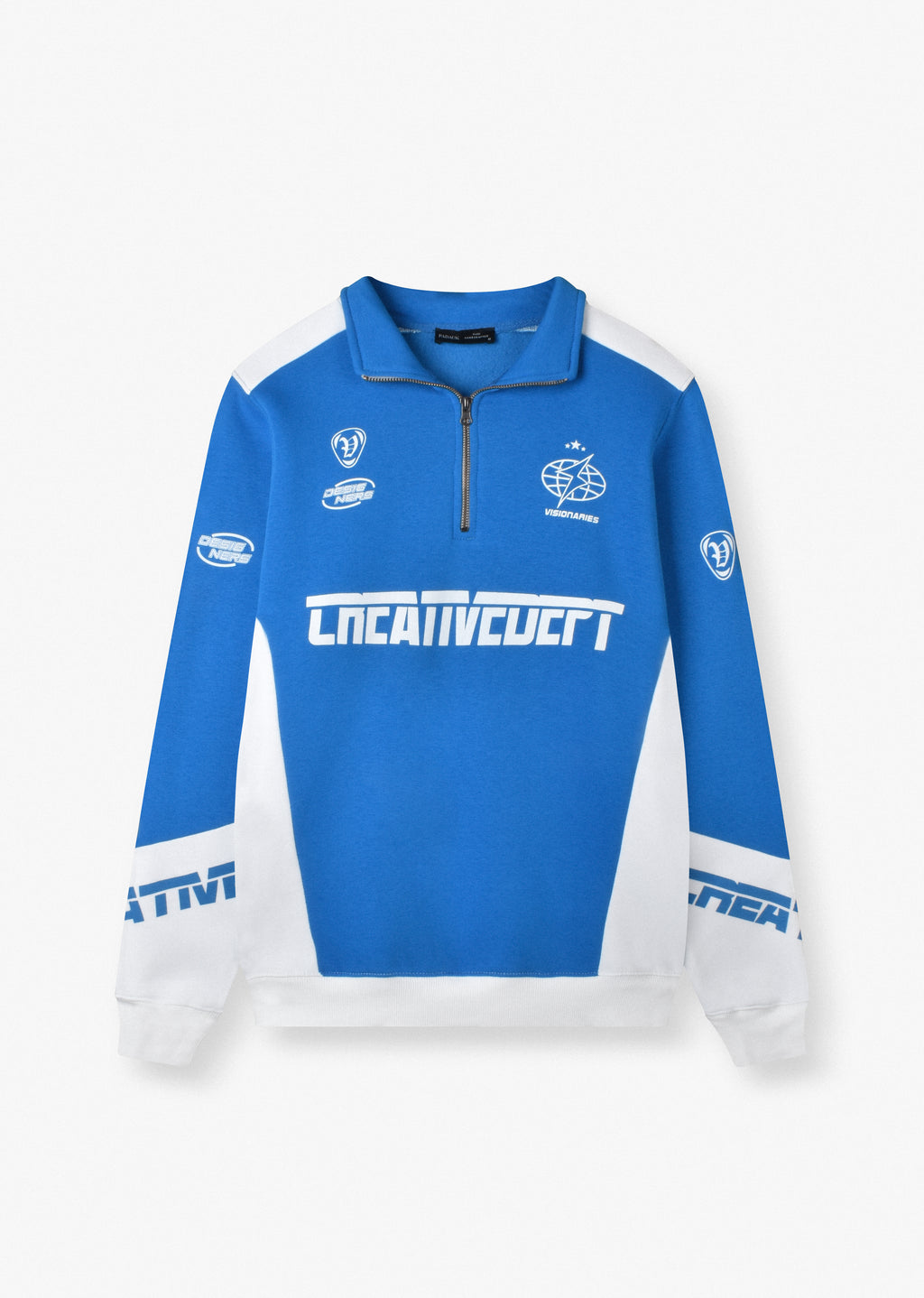 PRINTED QUARTER-ZIP SWEATSHIRT