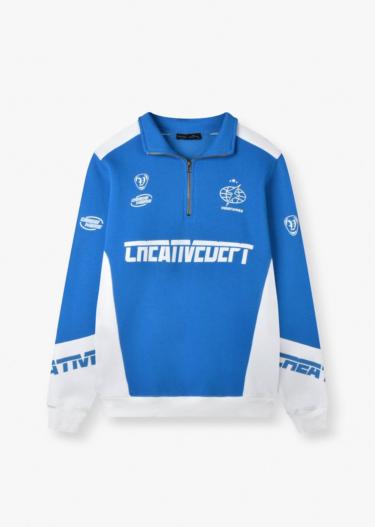 PRINTED QUARTER-ZIP SWEATSHIRT