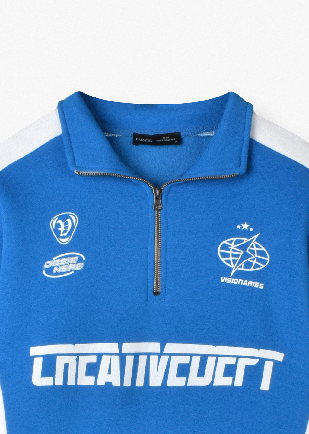 PRINTED QUARTER-ZIP SWEATSHIRT
