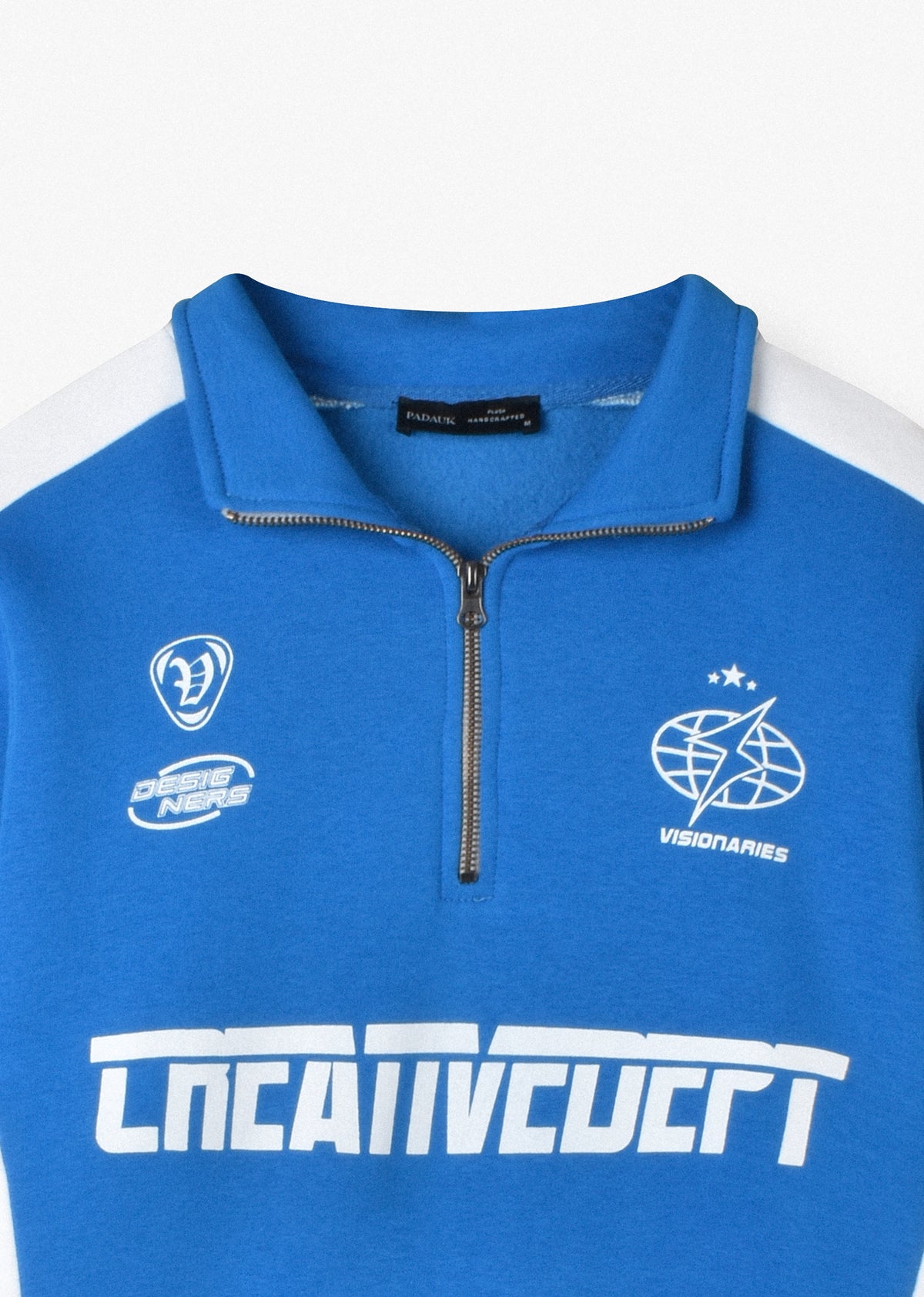 PRINTED QUARTER-ZIP SWEATSHIRT