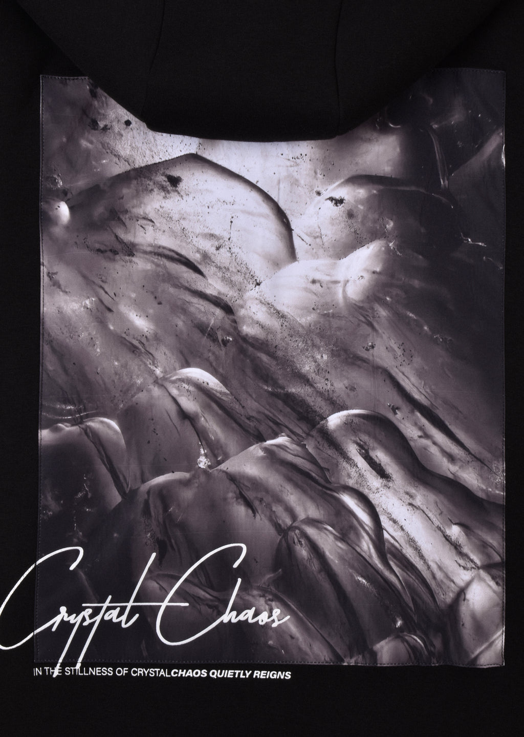 PRINTED PATCH HOODIE