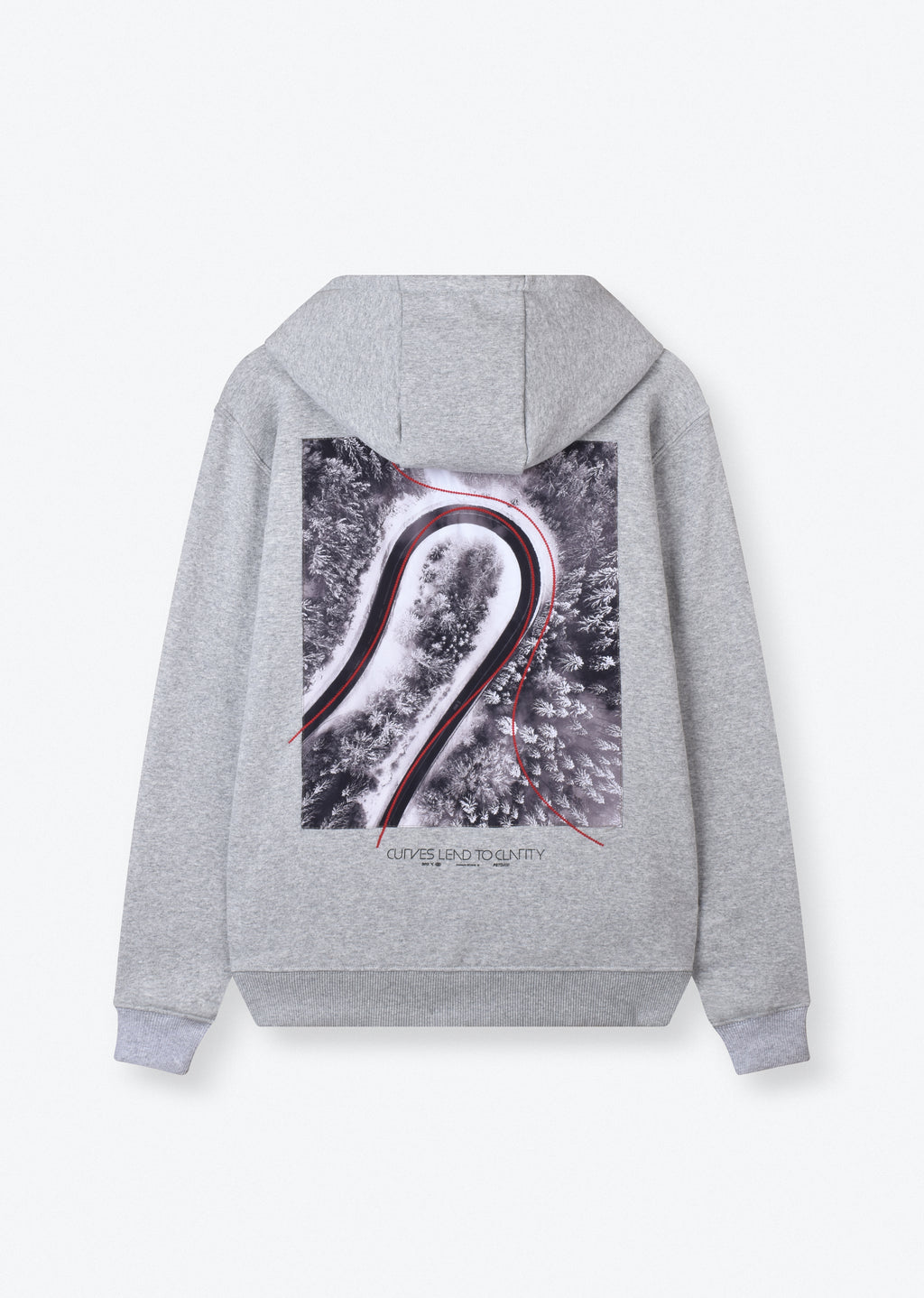 PRINTED PATCH HOODIE