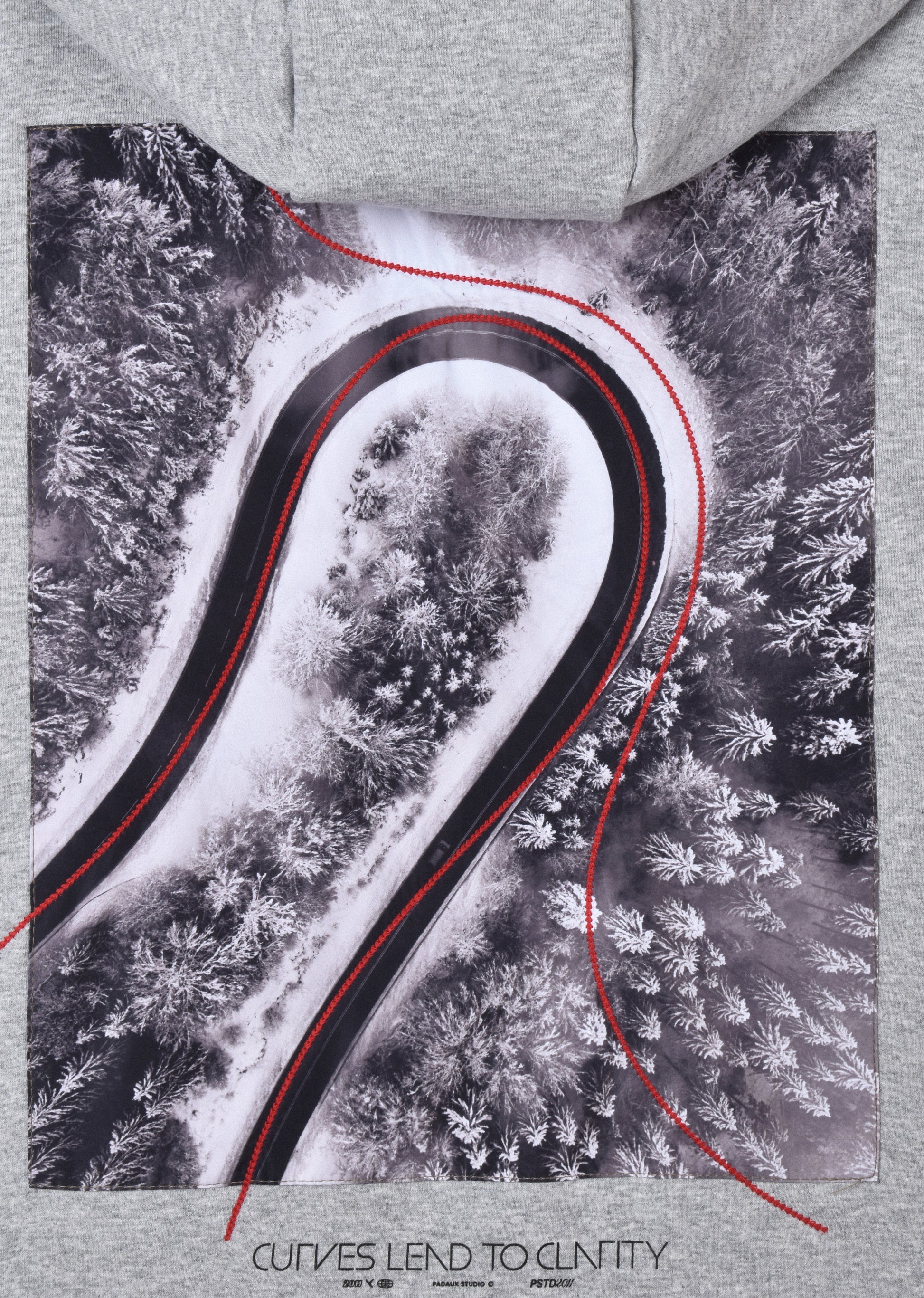 PRINTED PATCH HOODIE