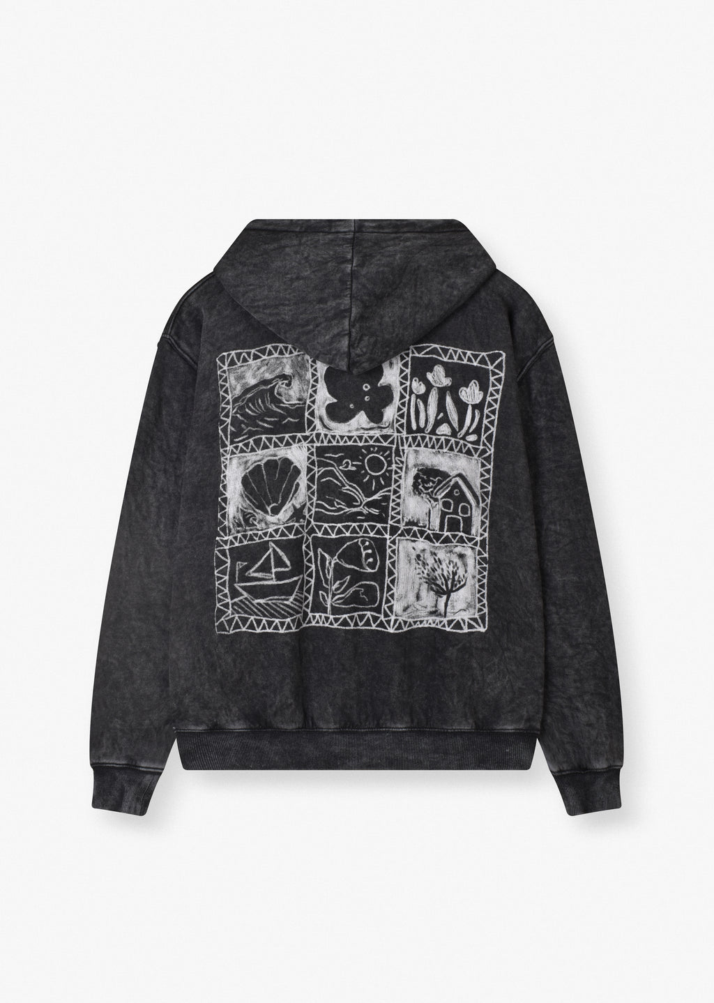 WASHED BOXYFIT HOODIE