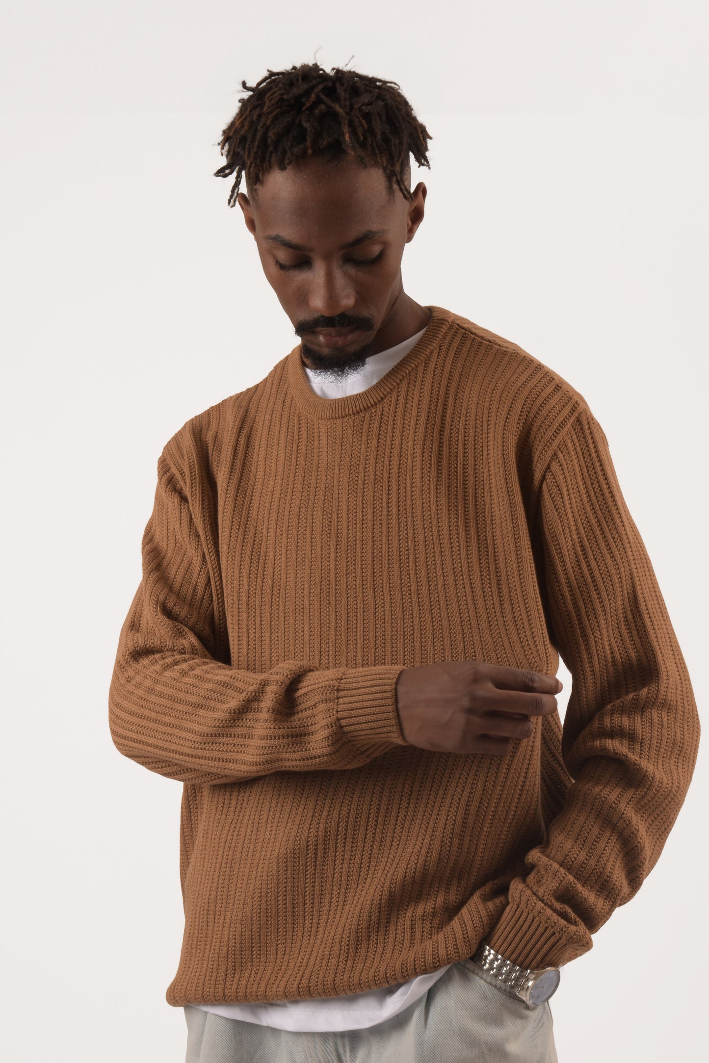 Ribbed Textured Sweater
