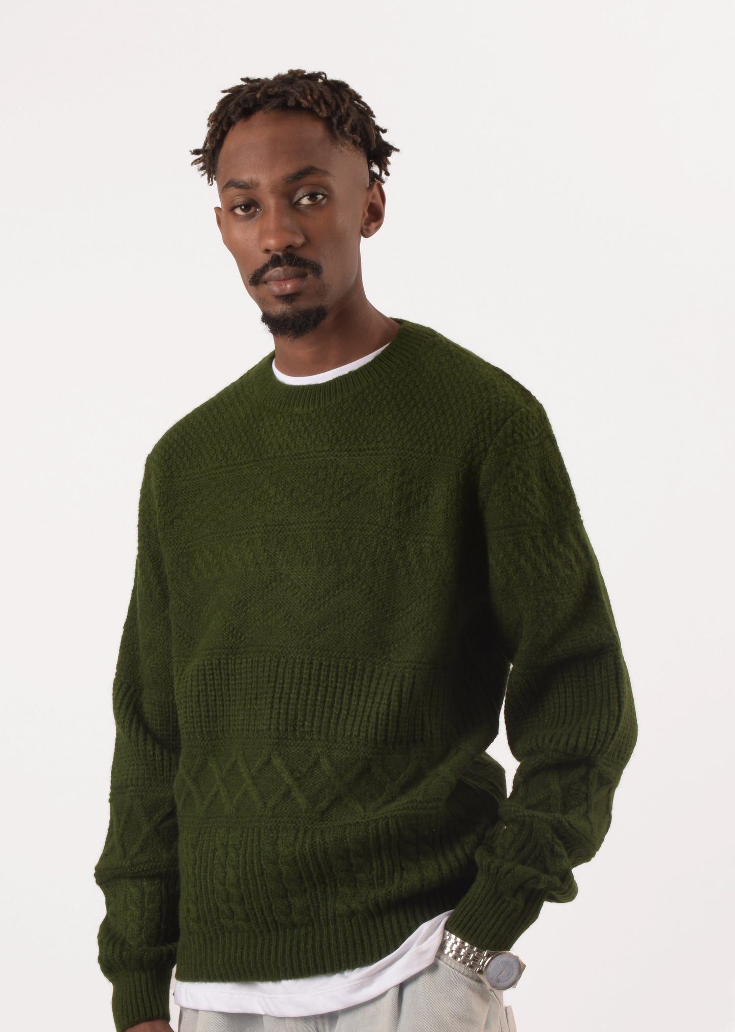 Cable-Knit  Sweater