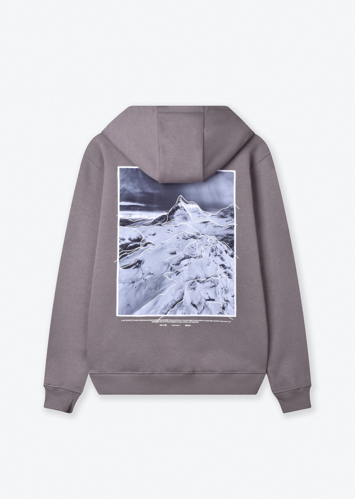 PRINTED PATCH OVERSIZE HOODIE