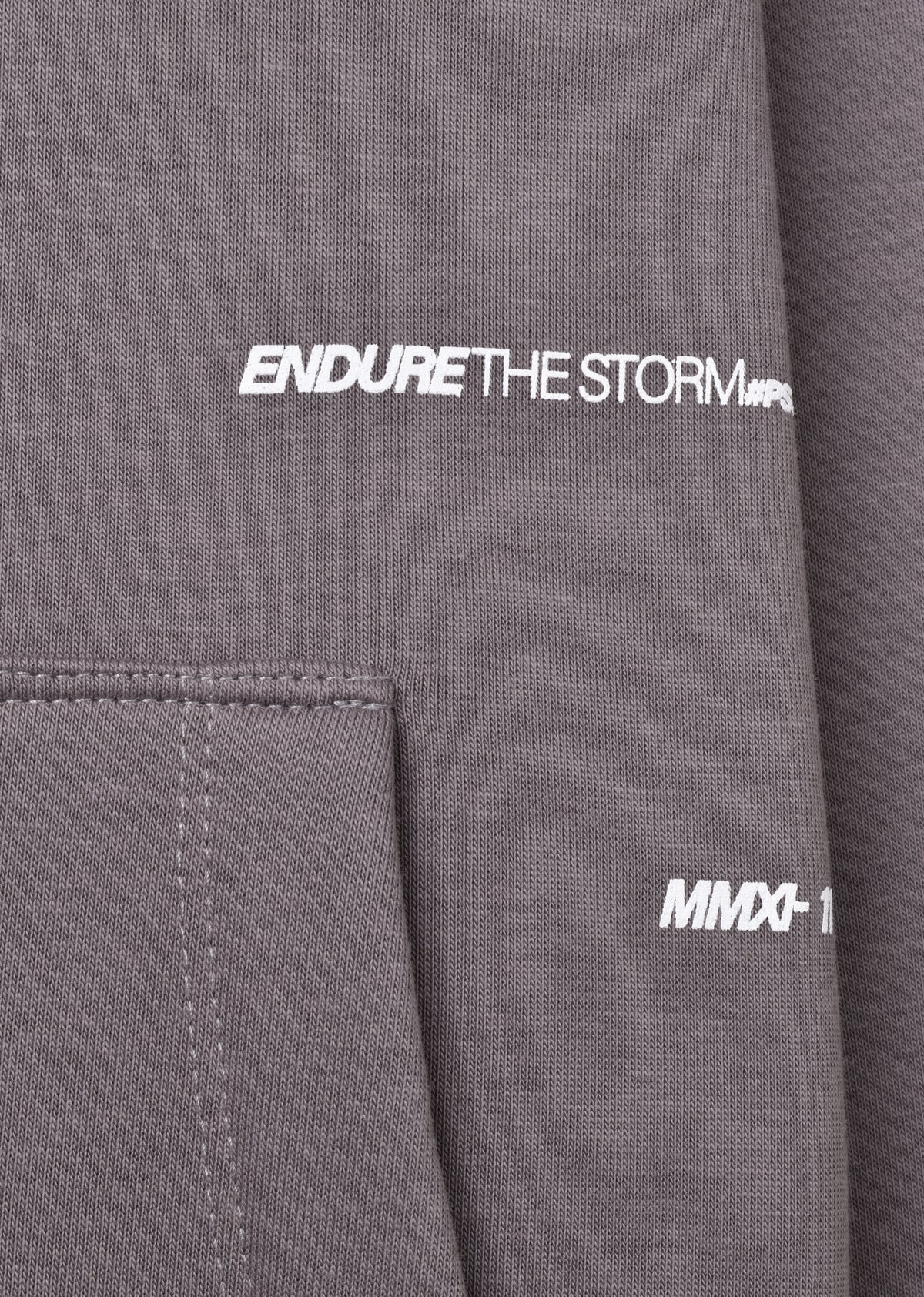 PRINTED PATCH OVERSIZE HOODIE