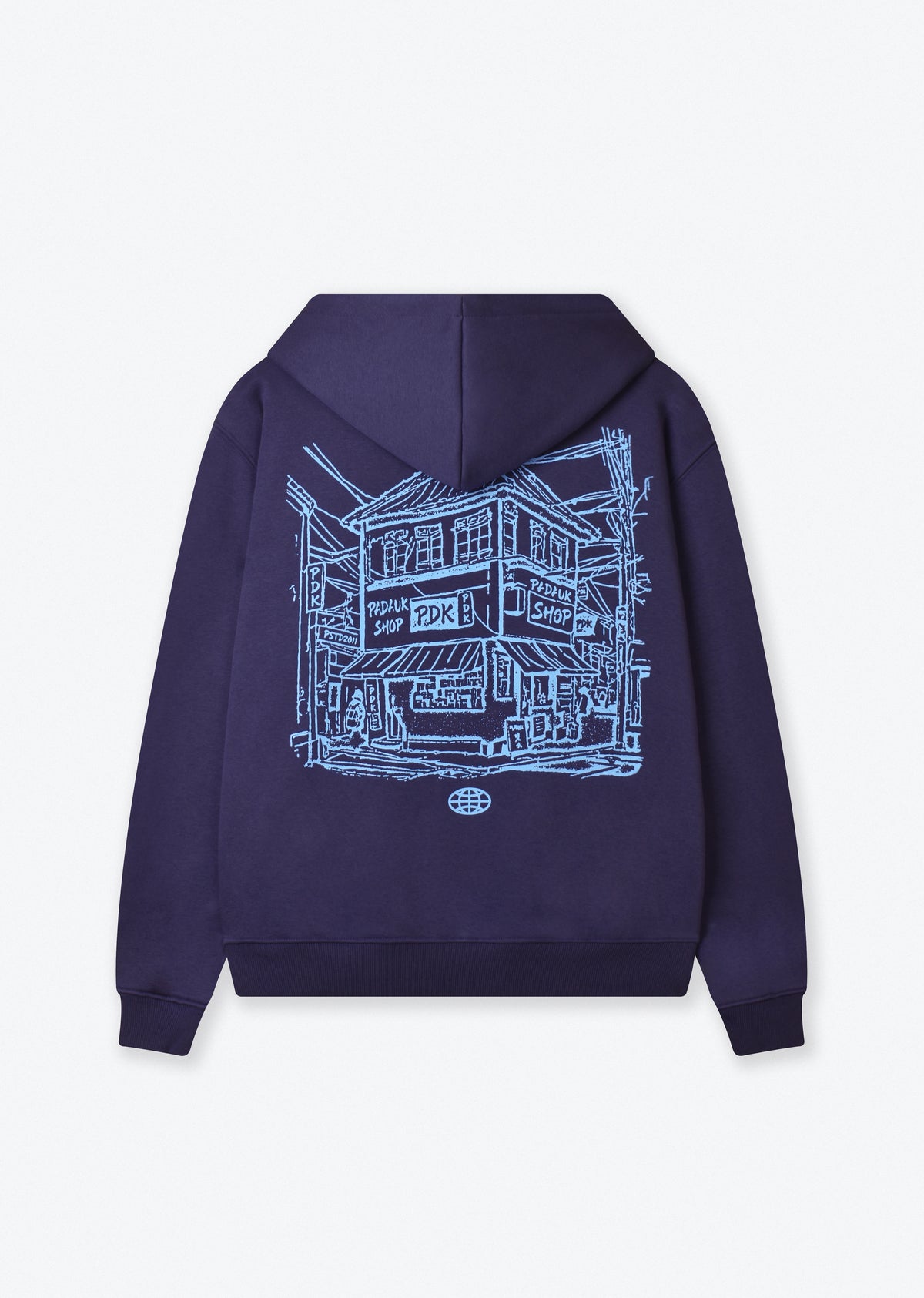 PRINTED BOXYFIT HOODIE