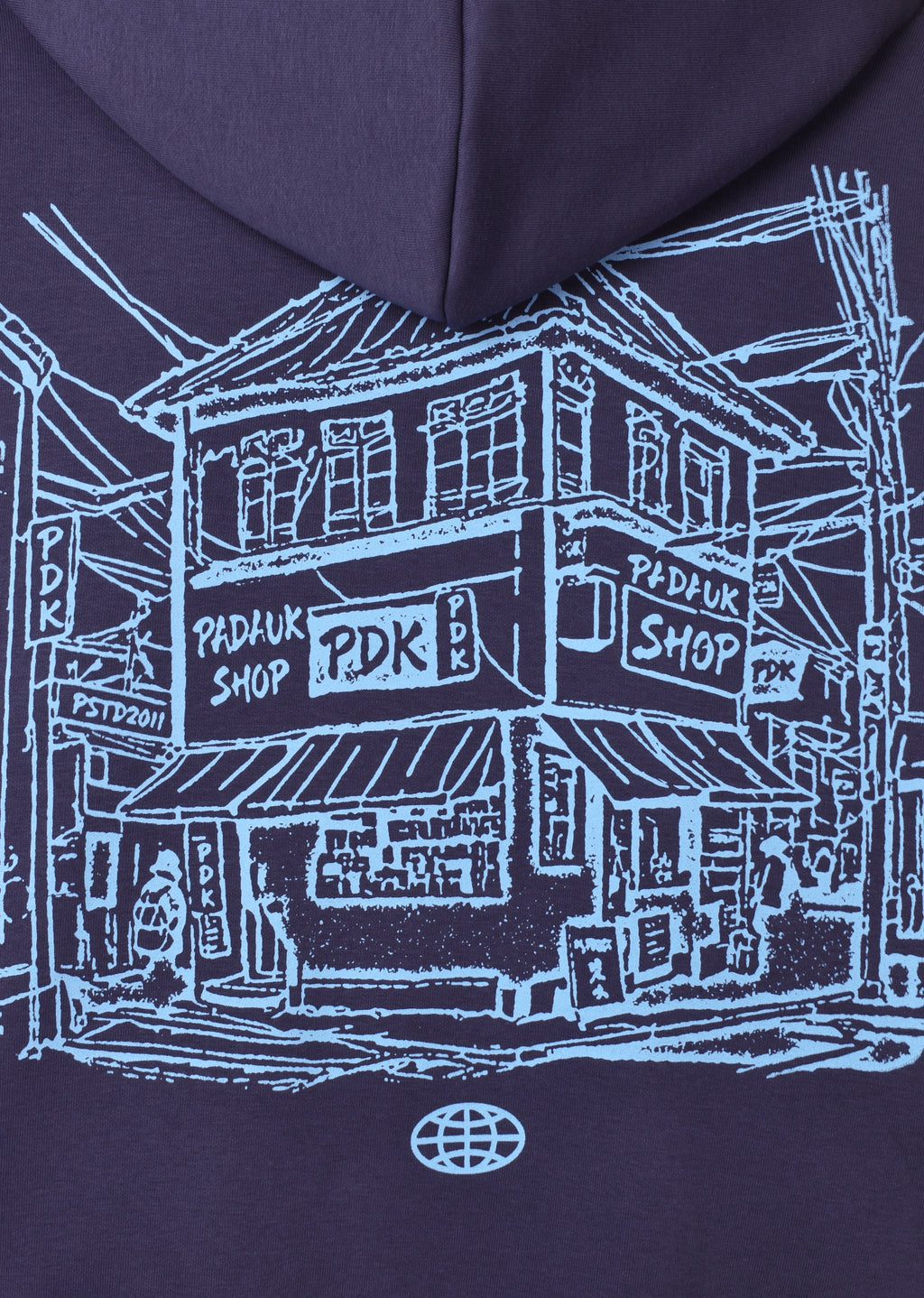 PRINTED BOXYFIT HOODIE