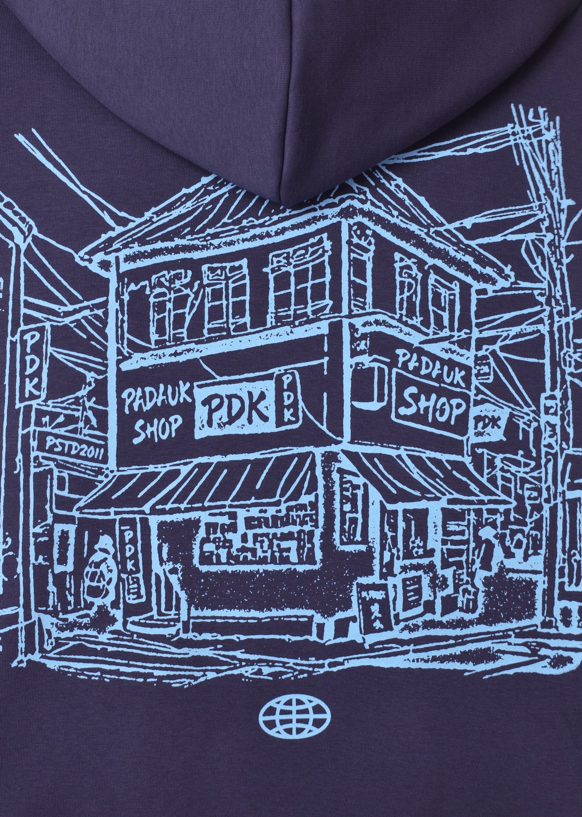 PRINTED BOXYFIT HOODIE