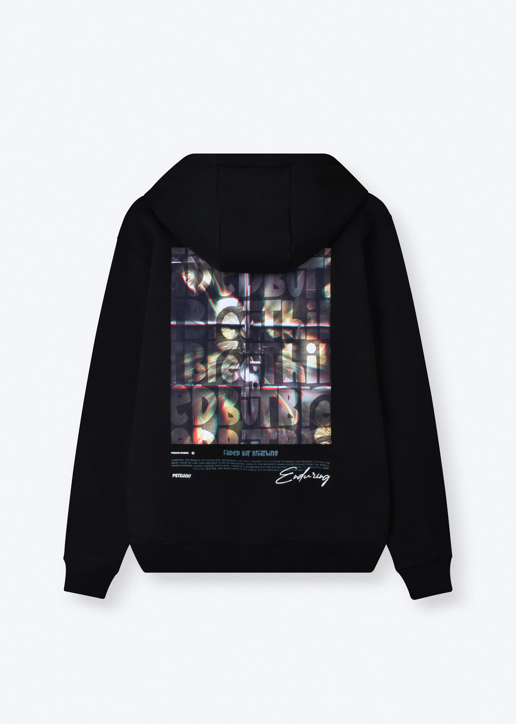 PRINTED PATCH HOODIE