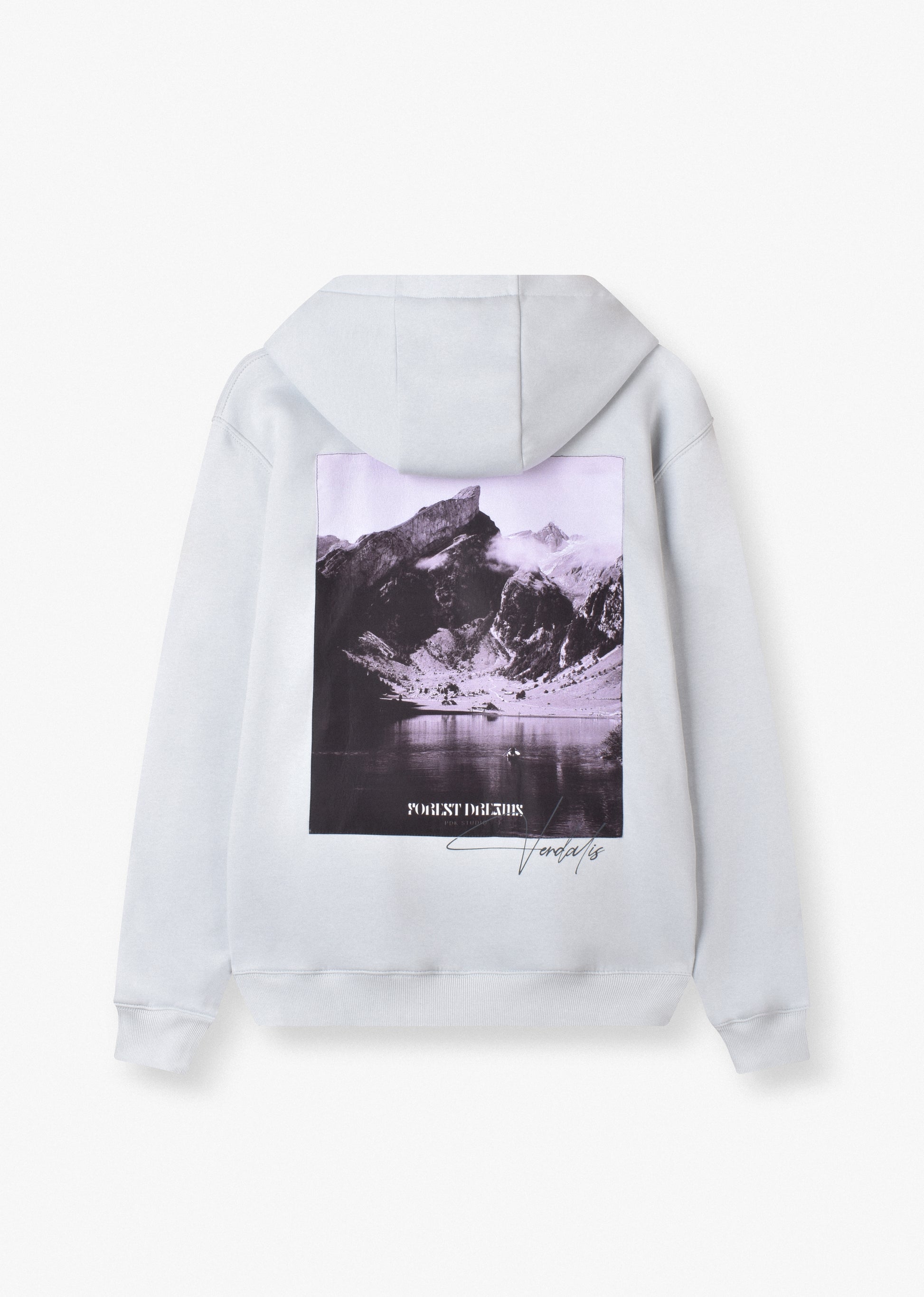 PRINTED PATCH HOODIE