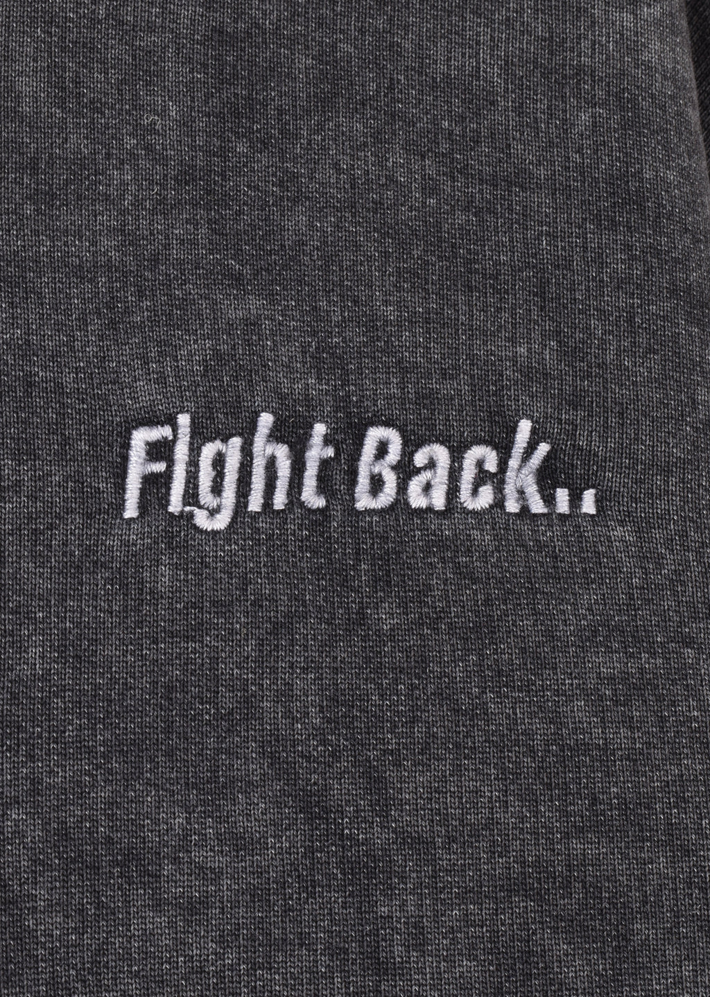 WASHED EMBROIDERED HOODIE