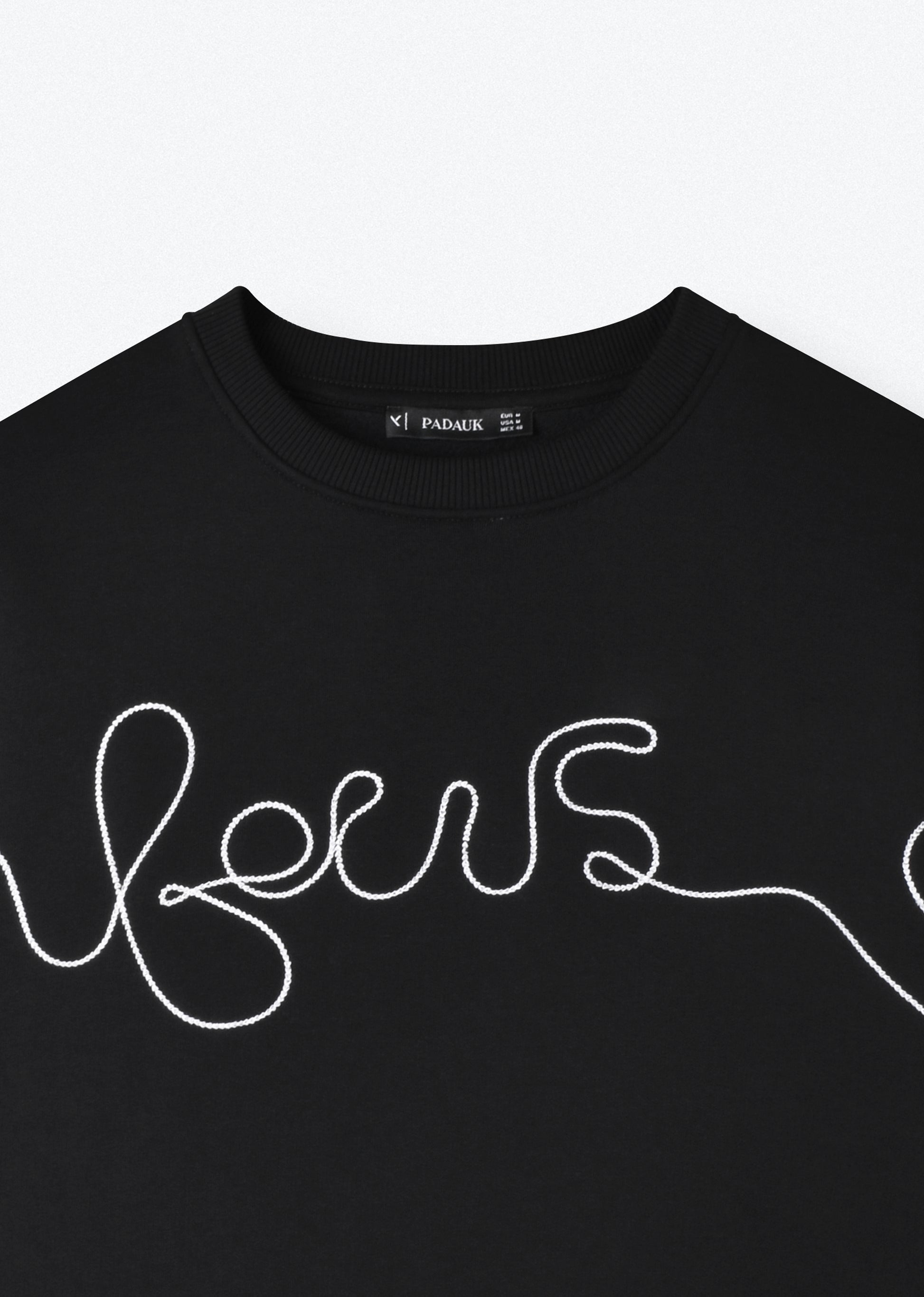 EMBROIDERED OVERSIZE SWEATSHIRT