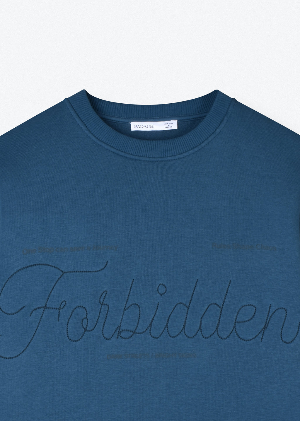 PRINTED PATCH SWEATSHIRT