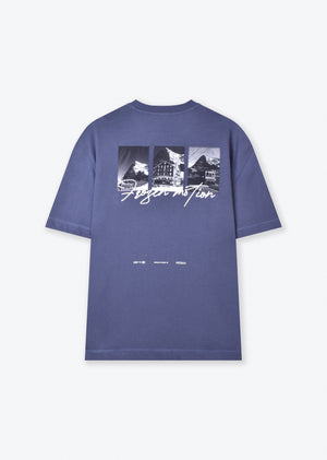 PRINTED PATCH BOXY-FIT T-SHIRT