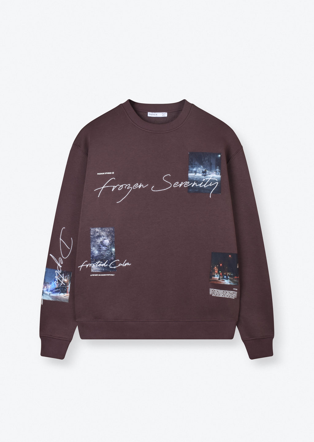 PRINTED PATCH SWEATSHIRT