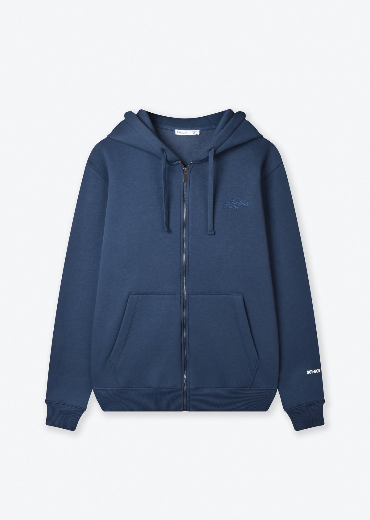 PRINTED OVERSIZE ZIPPER HOODIE