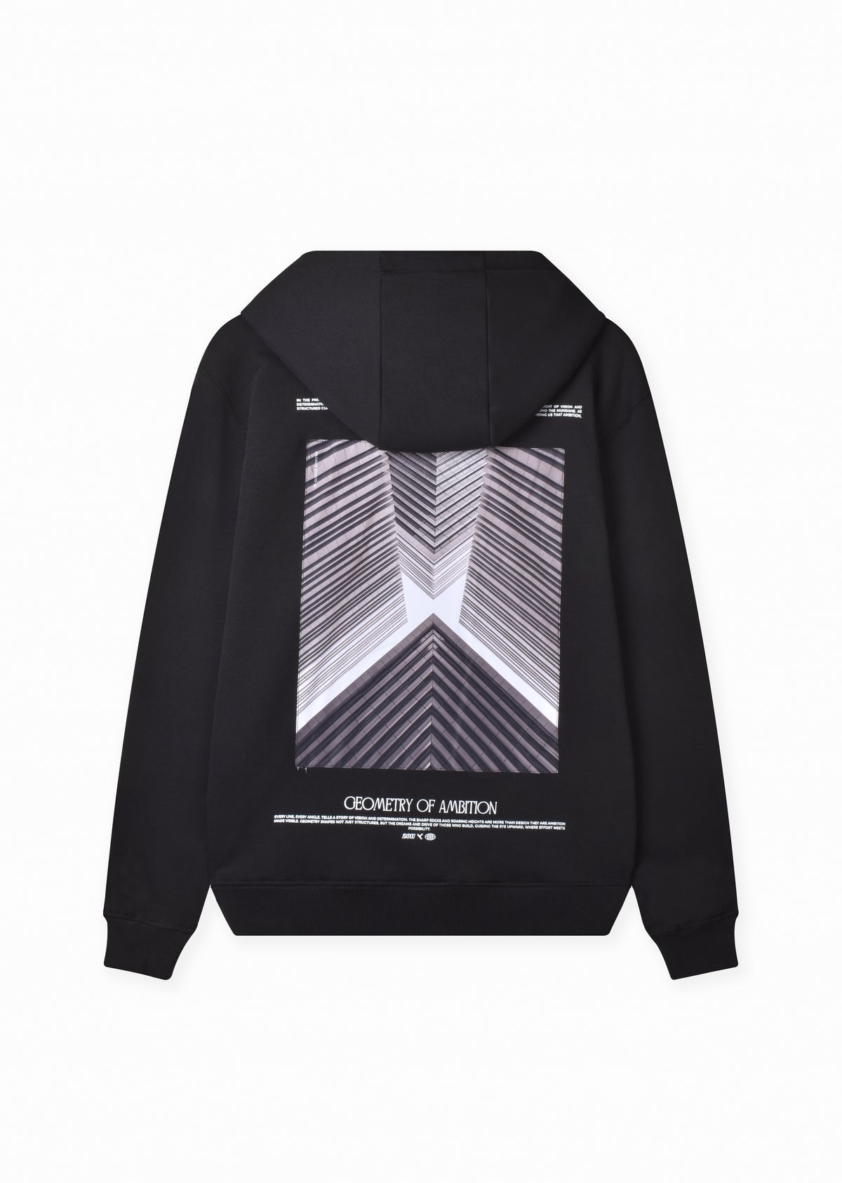 PRINTED PATCH OVERSIZE HOODIE