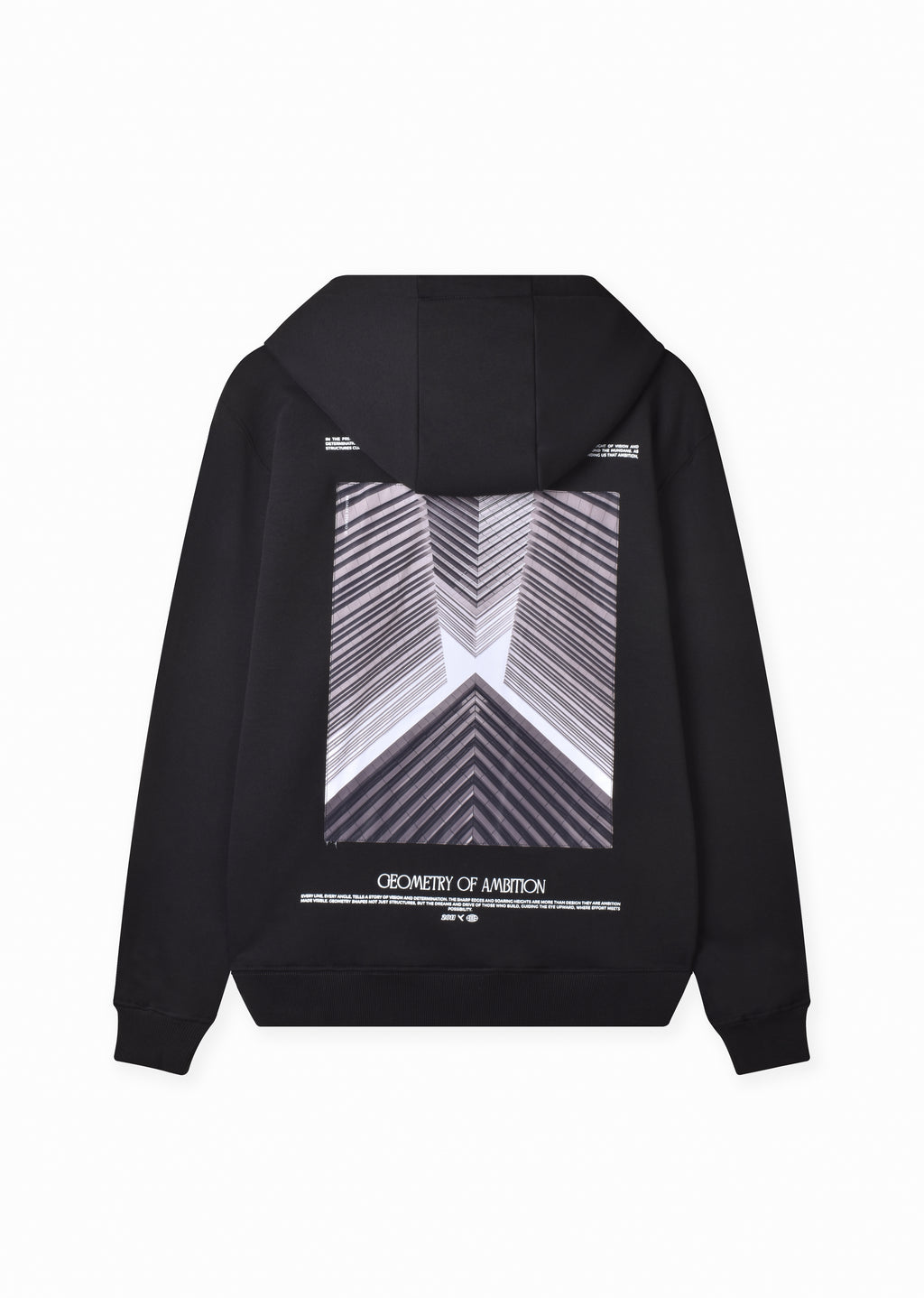 PRINTED PATCH OVERSIZE HOODIE