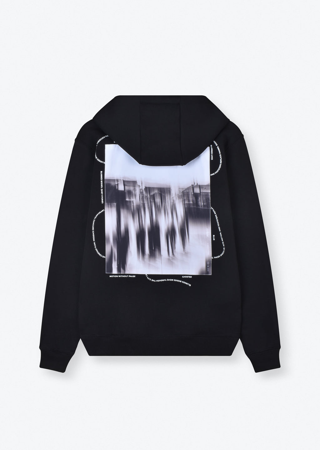 PRINTED PATCH OVERSIZE HOODIE