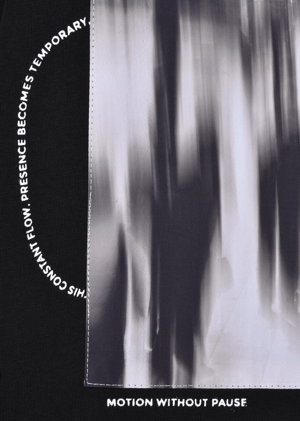 PRINTED PATCH OVERSIZE HOODIE