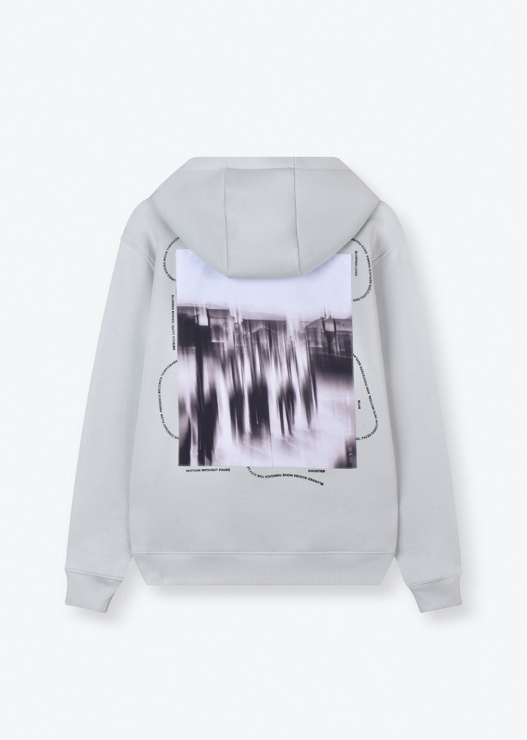 PRINTED PATCH OVERSIZE HOODIE