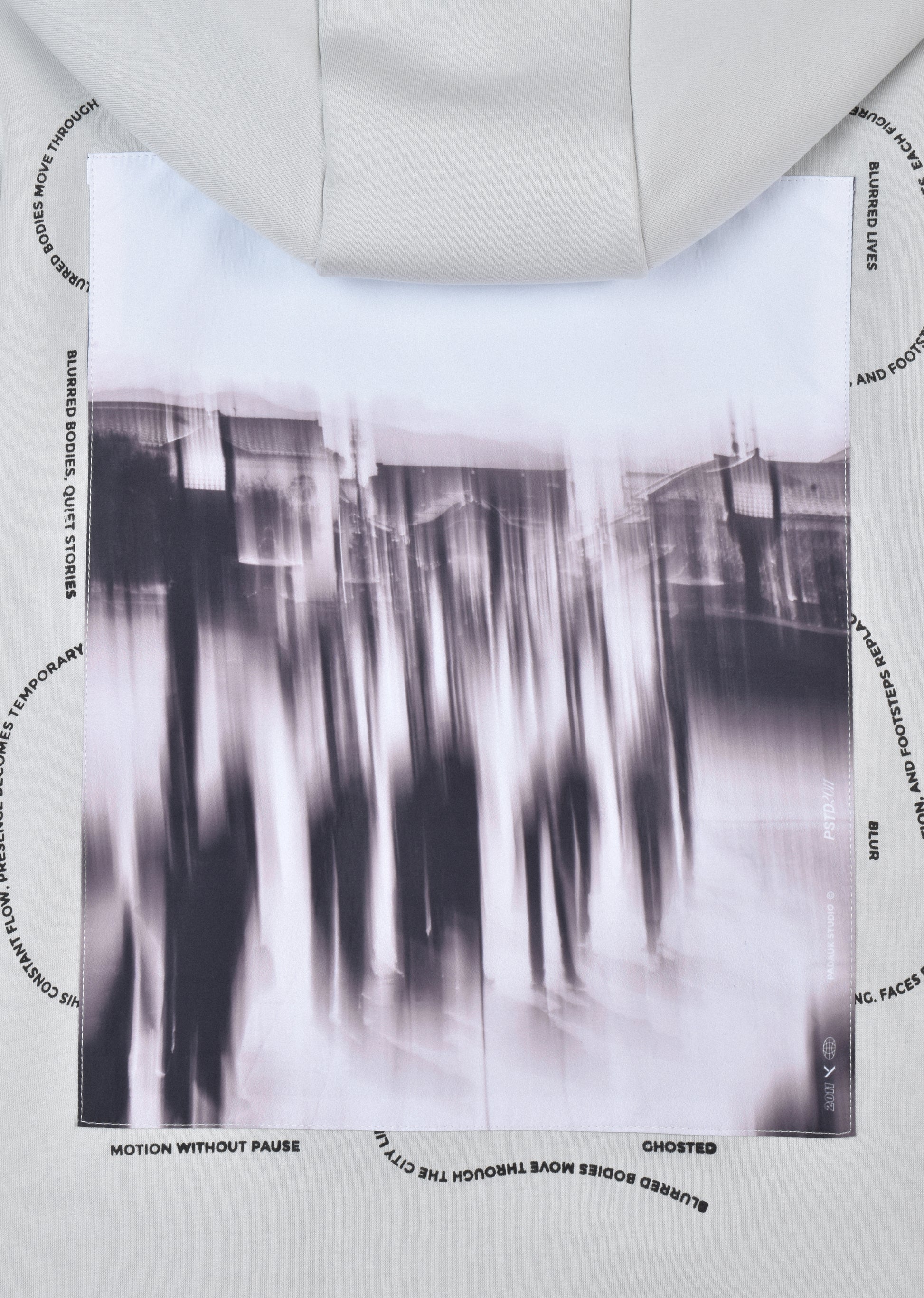 PRINTED PATCH OVERSIZE HOODIE