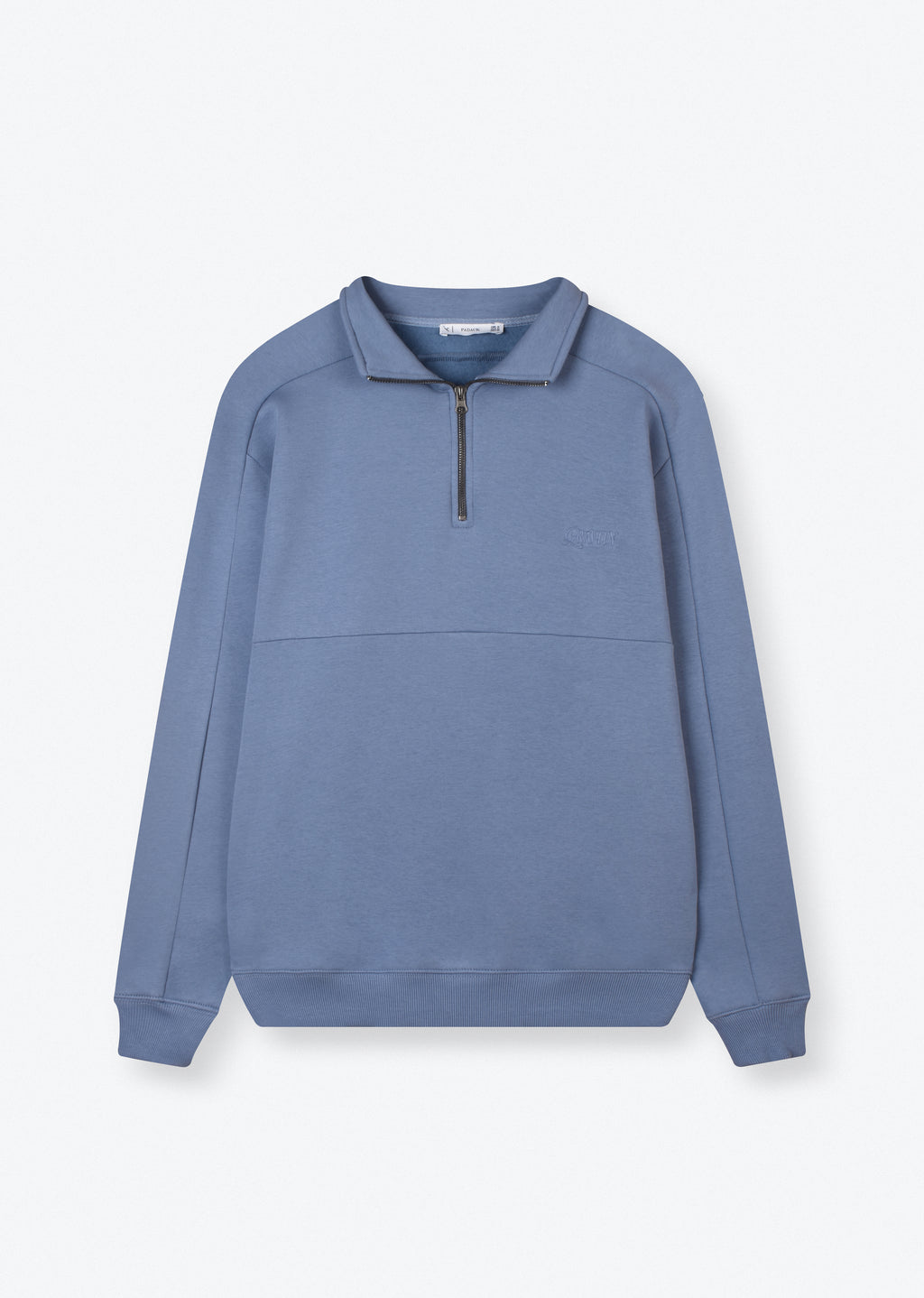 EMBROIDRED QUARTER-ZIP SWEATSHIRT