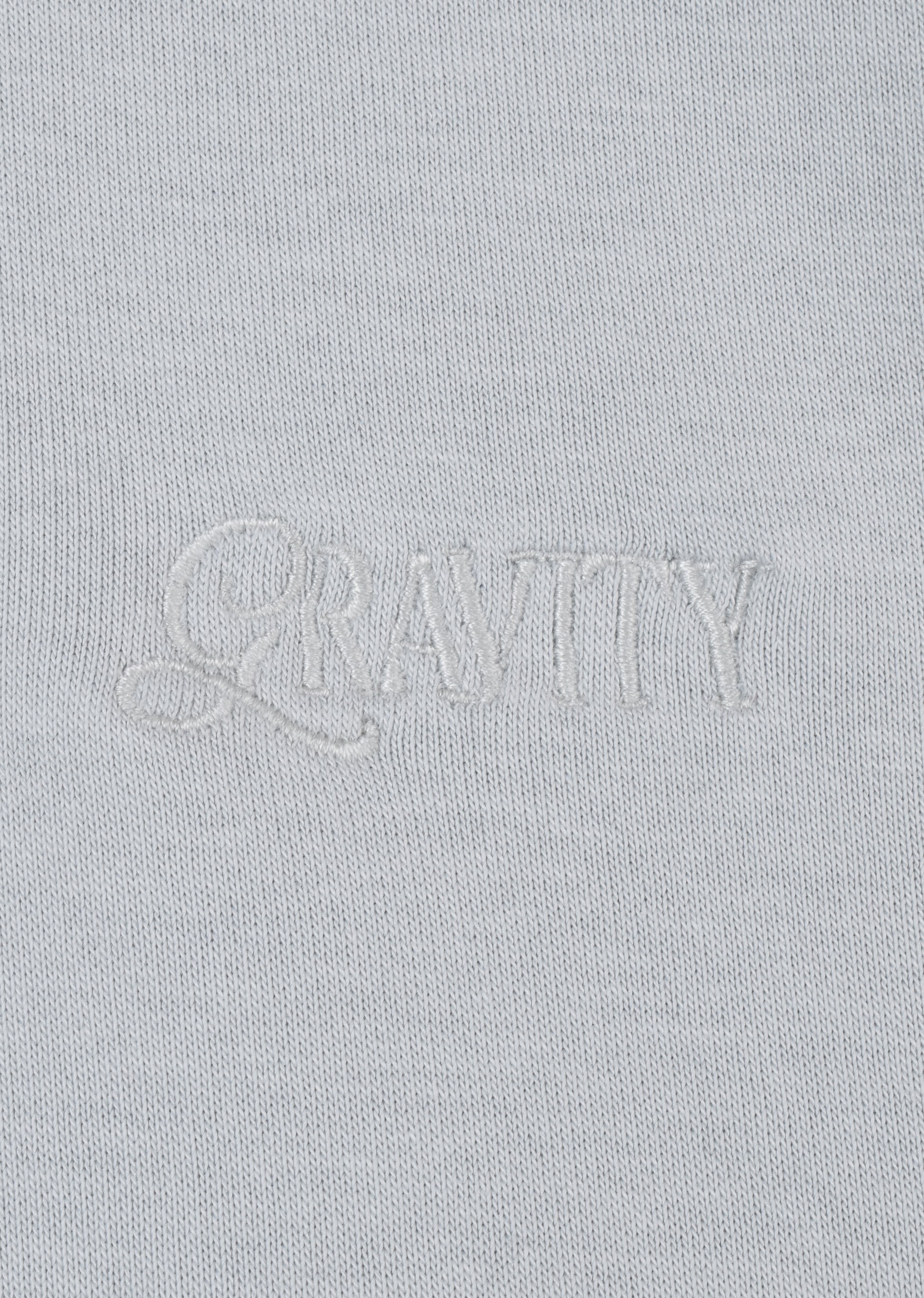 EMBROIDRED QUARTER-ZIP SWEATSHIRT