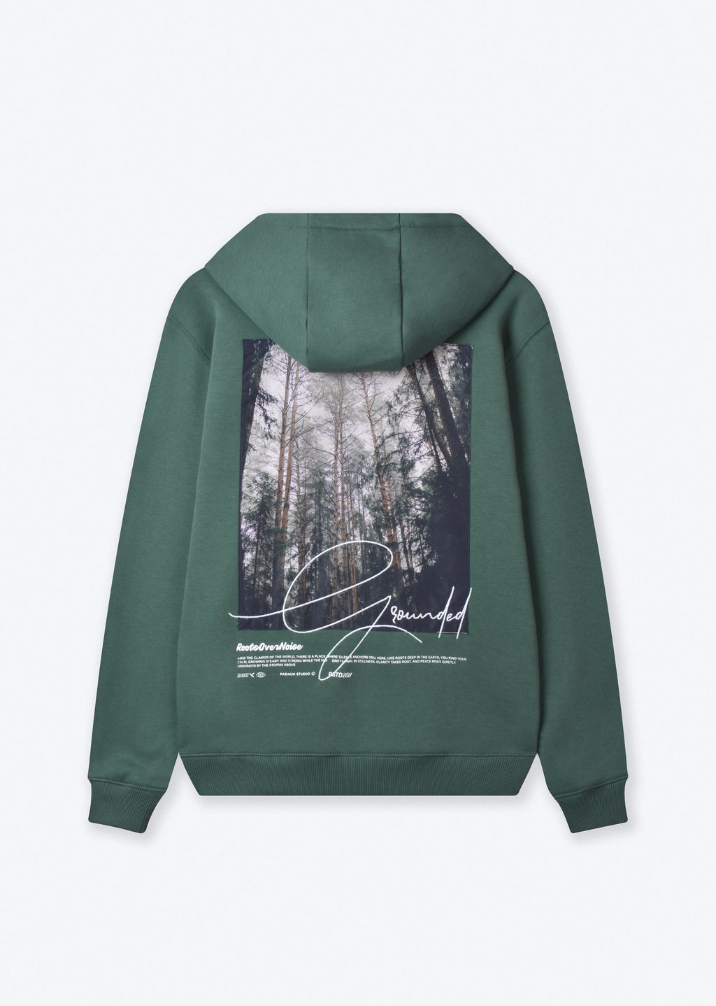 PRINTED PATCH OVERSIZE HOODIE