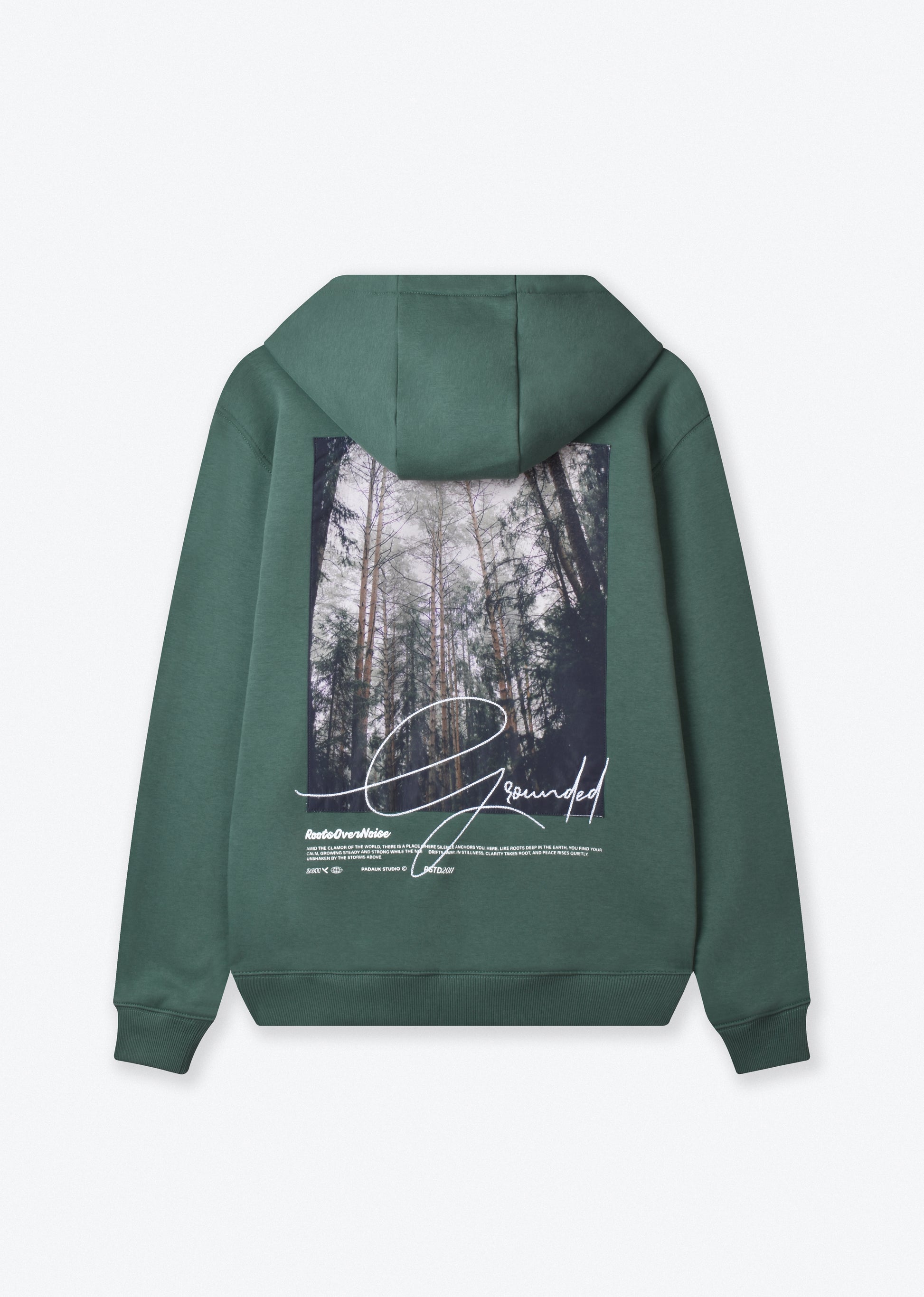 PRINTED PATCH OVERSIZE HOODIE