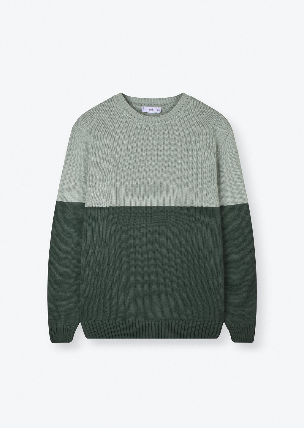 COLOR BLOCK KNIT SWEATER