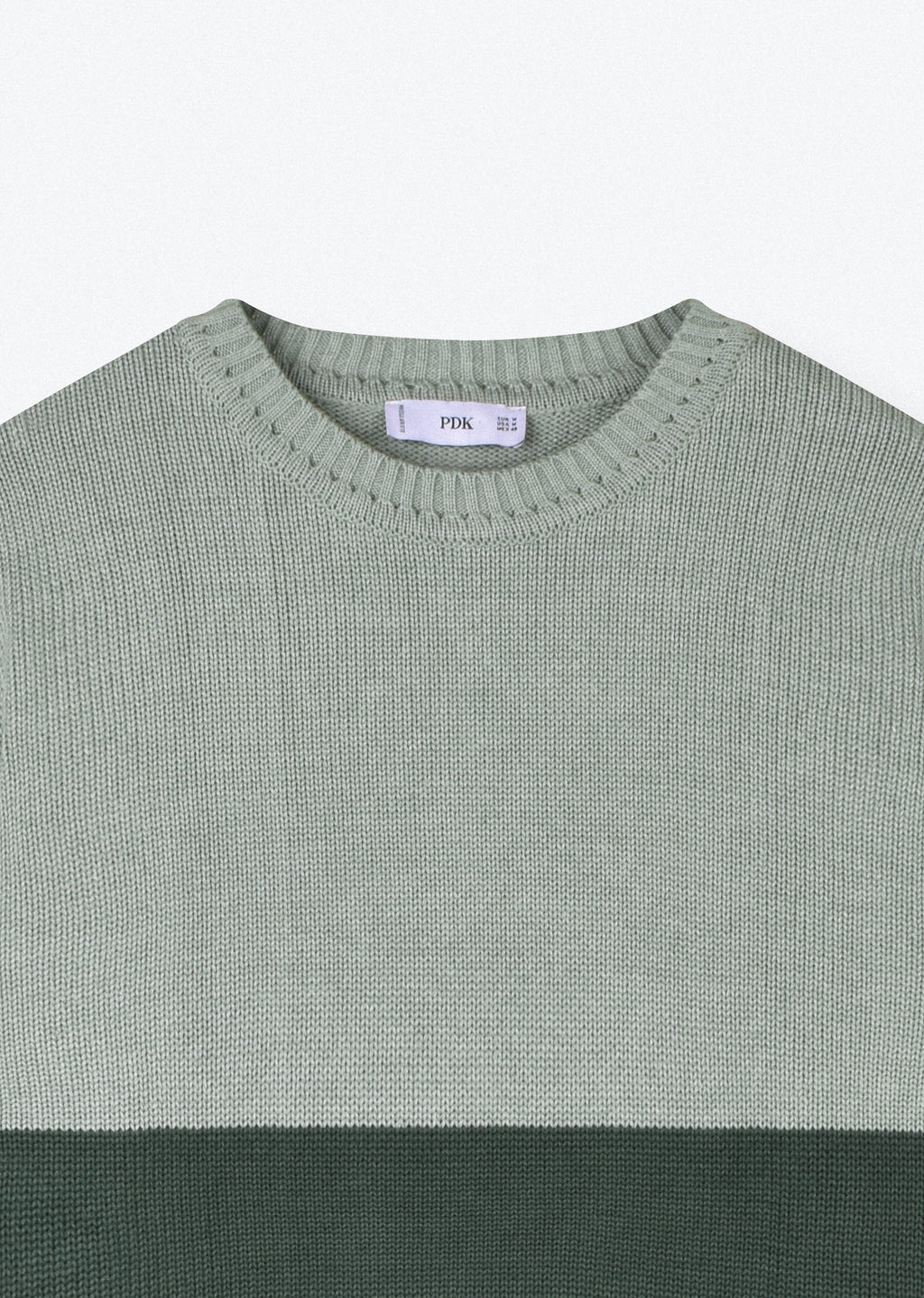 COLOR BLOCK KNIT SWEATER