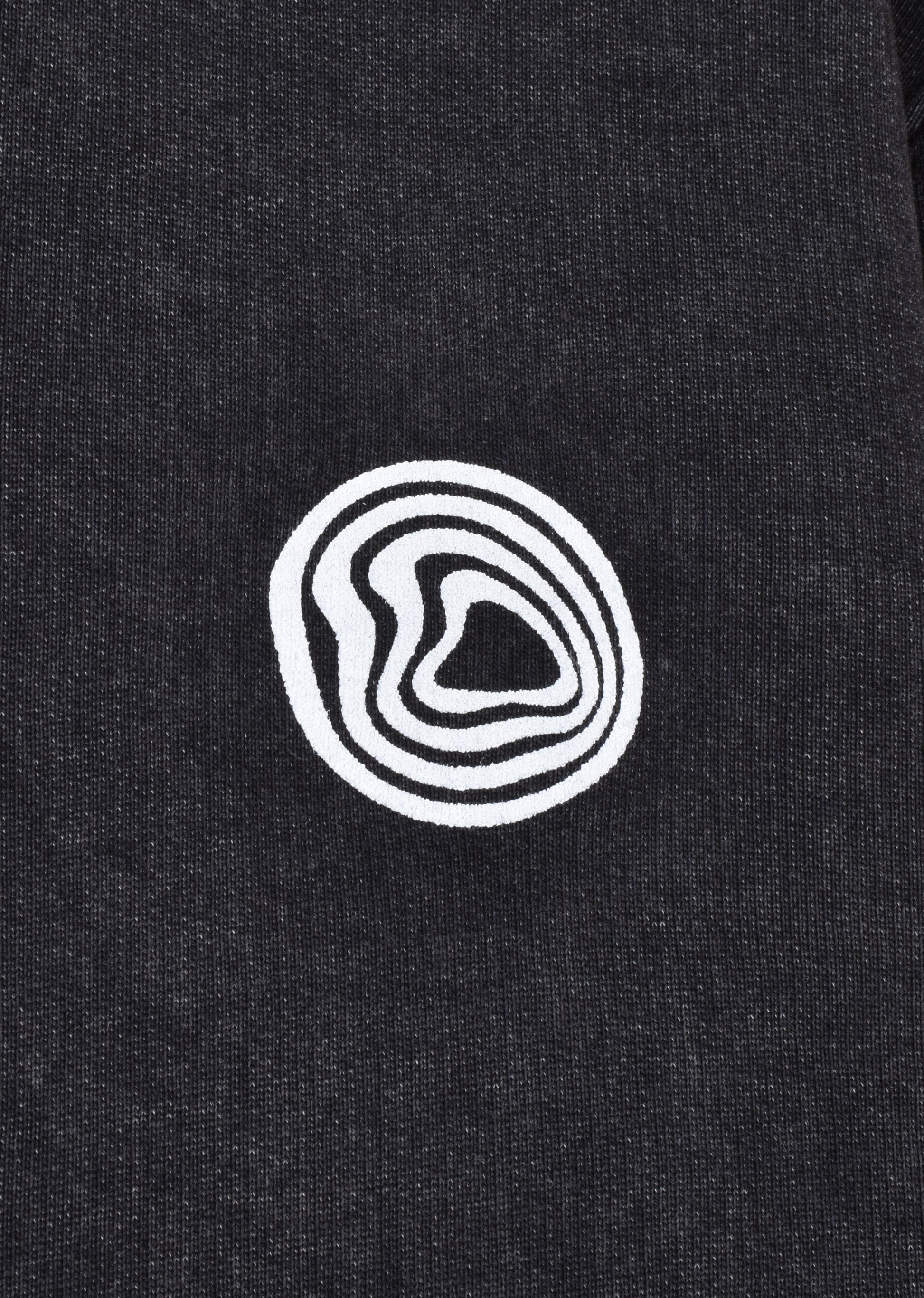 WASHED PRINTED HOODIE