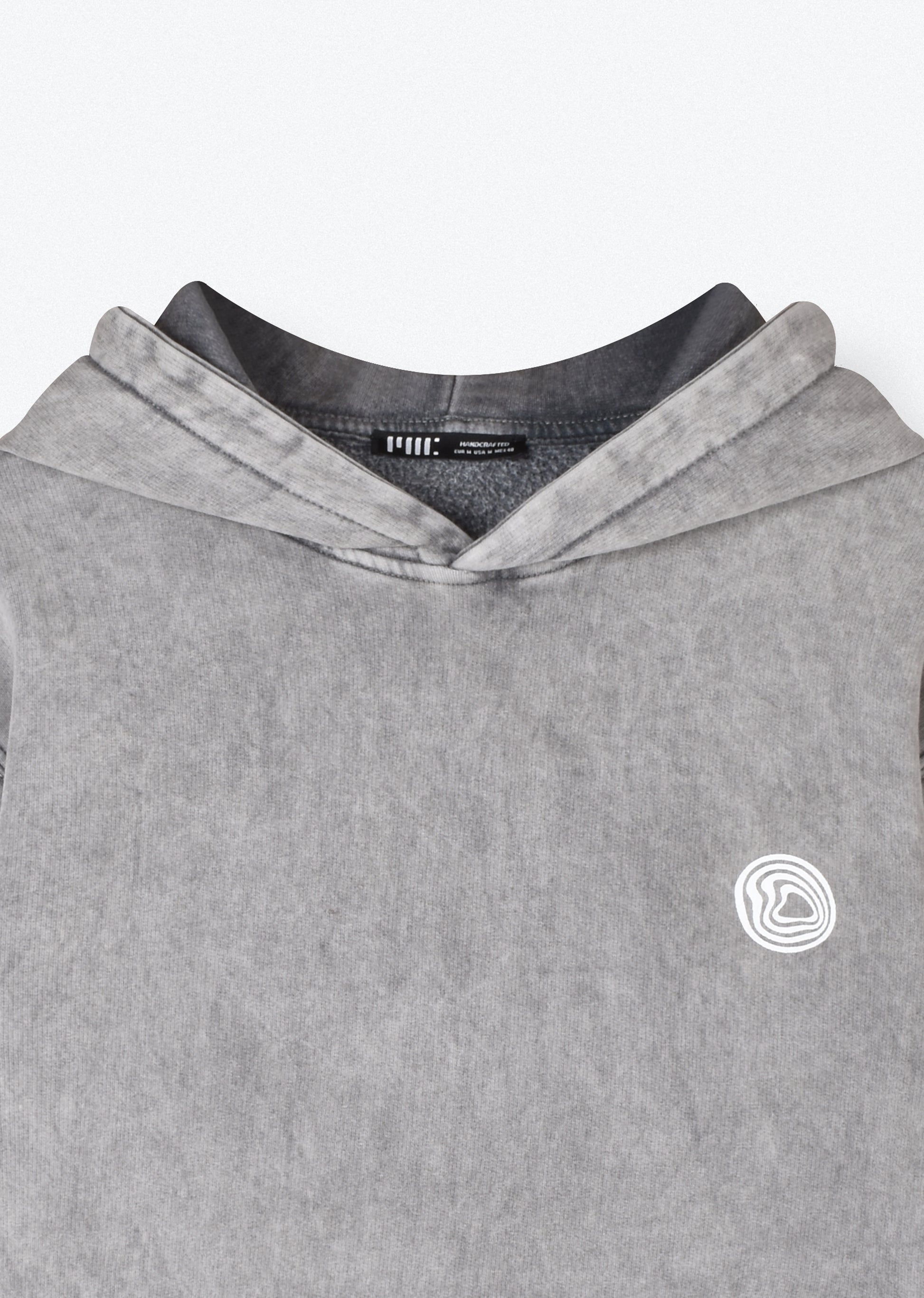 WASHED PRINTED HOODIE