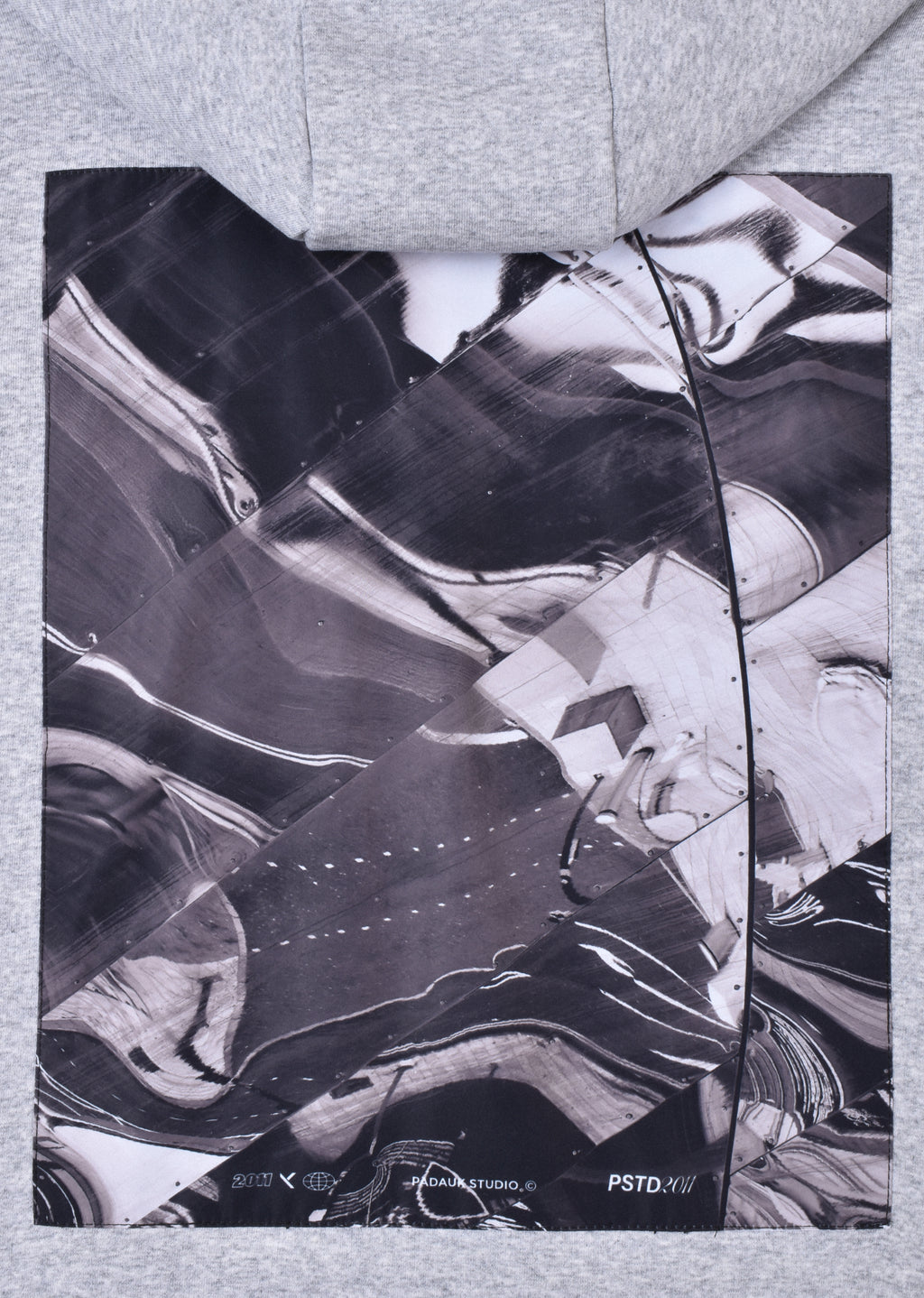 PRINTED PATCH HOODIE