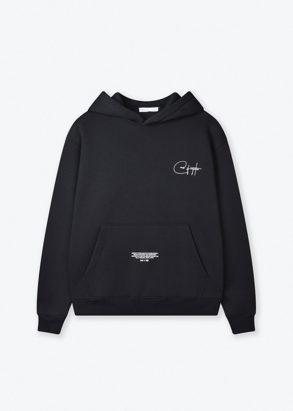 PRINTED PATCH BOXYFIT HOODIE