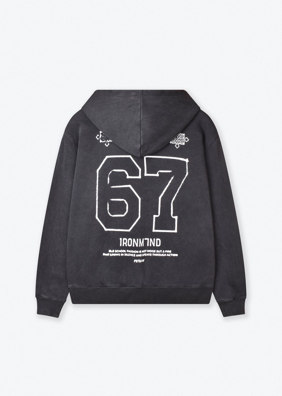 WASHED BOXY-FIT HOODIE