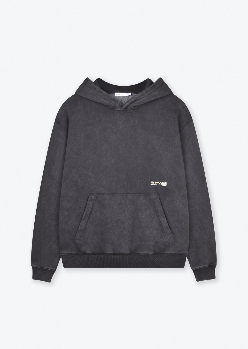 WASHED BOXY-FIT HOODIE