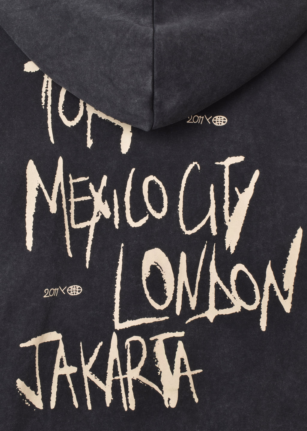 WASHED BOXY-FIT HOODIE
