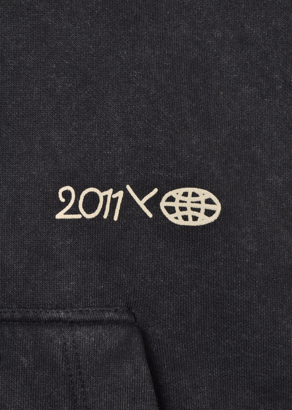 WASHED BOXY-FIT HOODIE