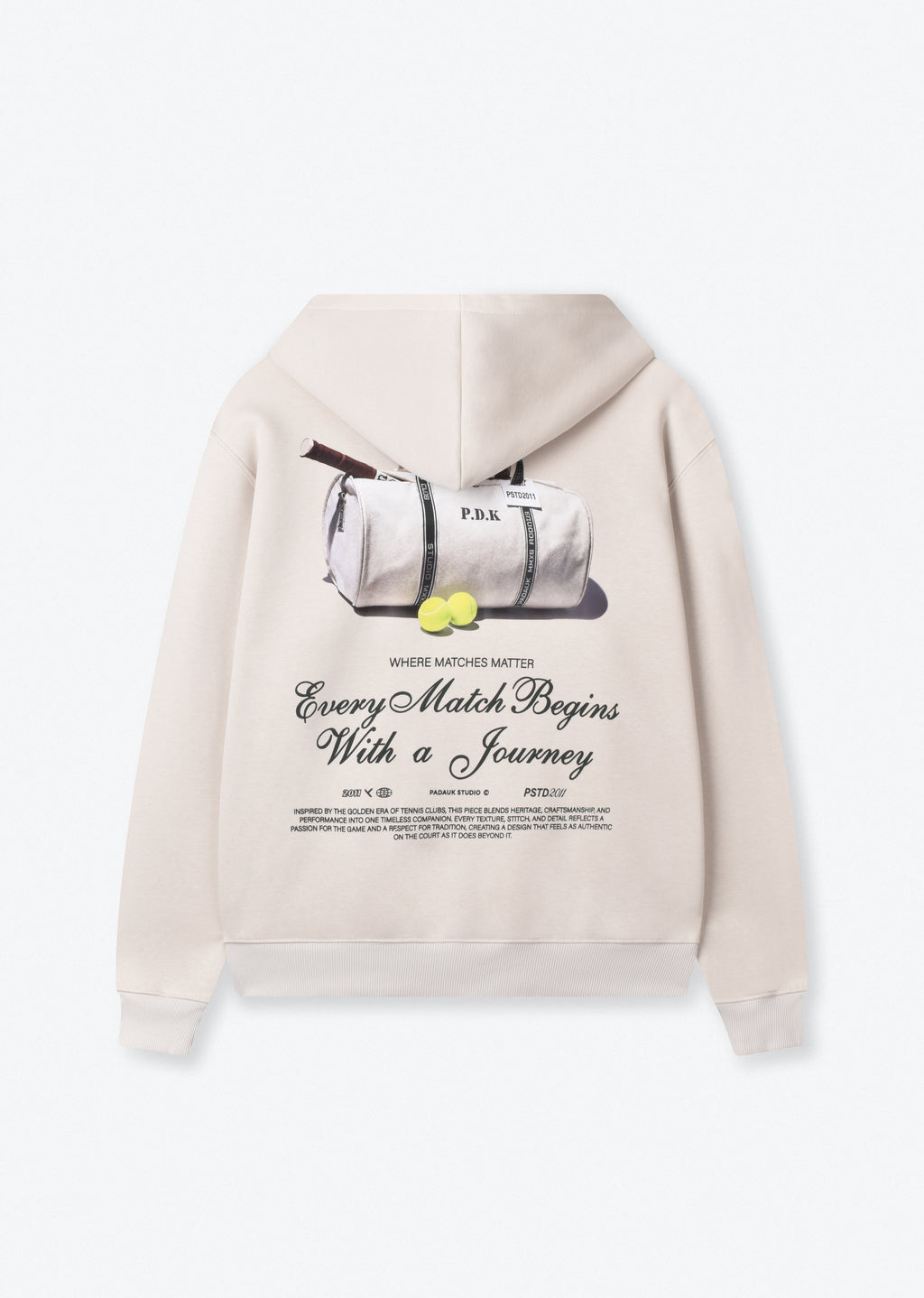 PRINTED PATCH BOXYFIT HOODIE