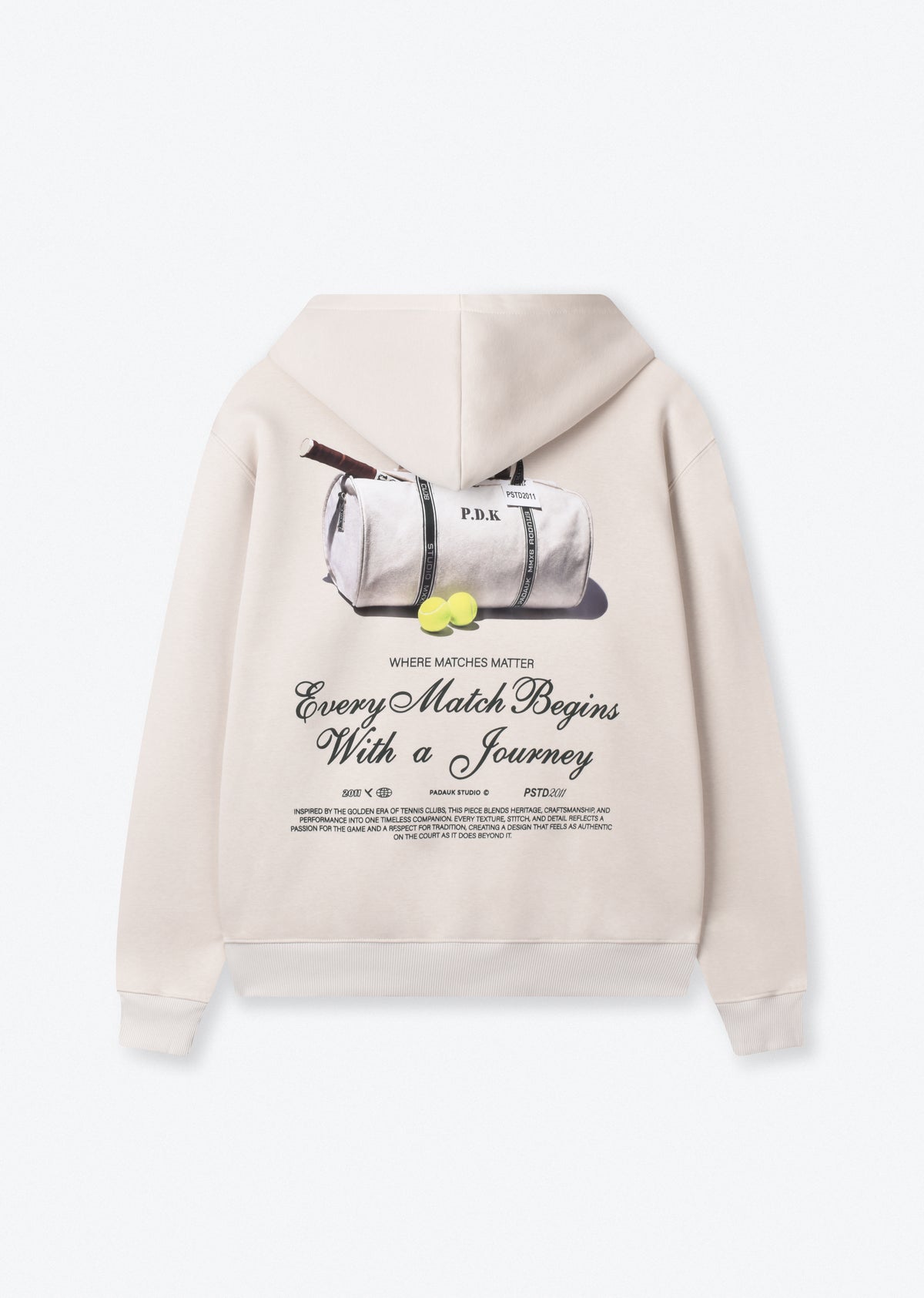 PRINTED PATCH BOXYFIT HOODIE