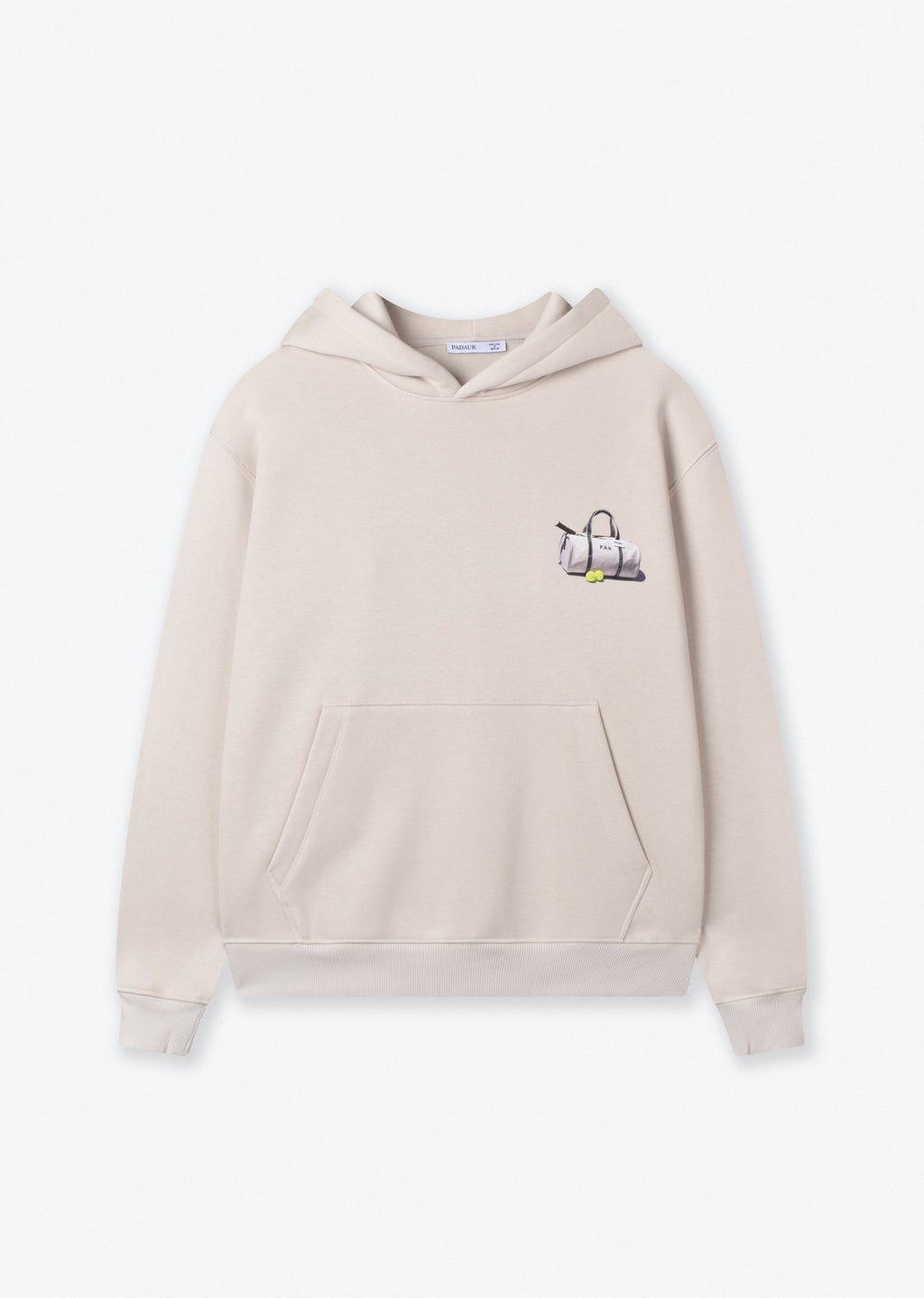 PRINTED PATCH BOXYFIT HOODIE