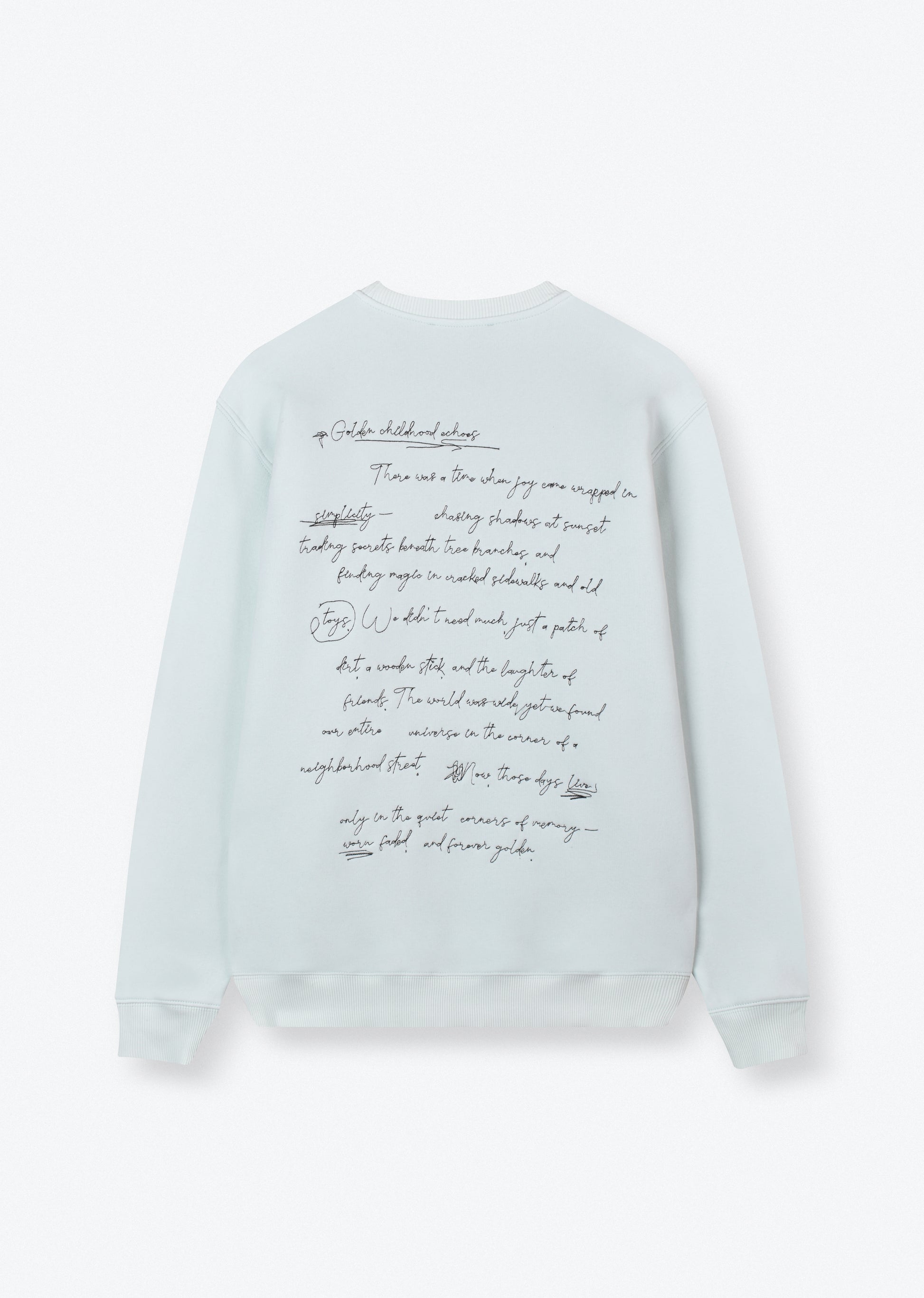 EMBROIDERED OVERSIZE SWEATSHIRT
