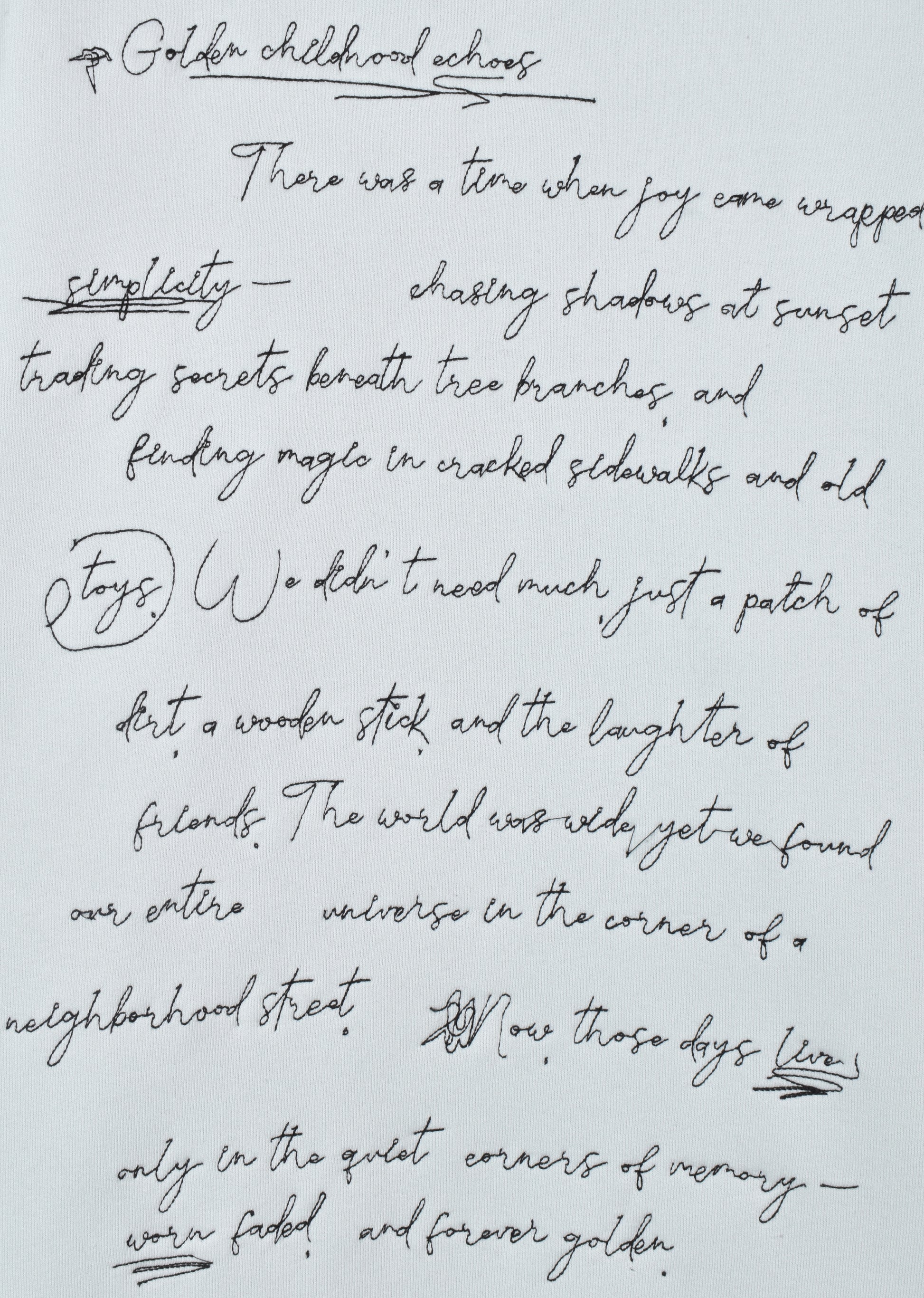 EMBROIDERED OVERSIZE SWEATSHIRT