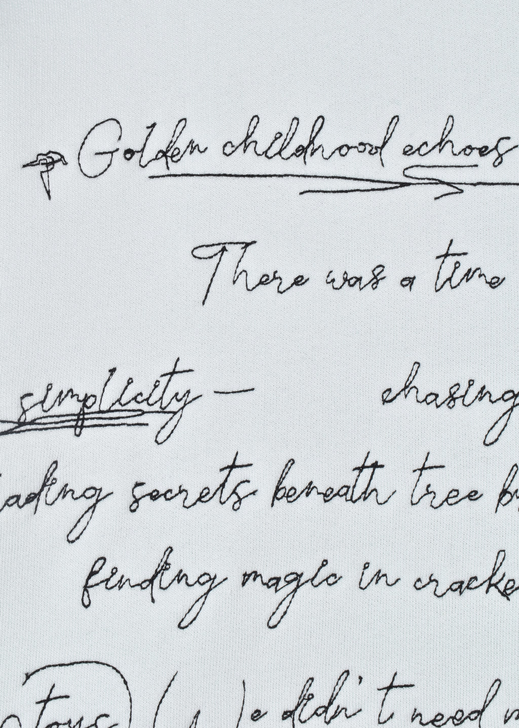 EMBROIDERED OVERSIZE SWEATSHIRT