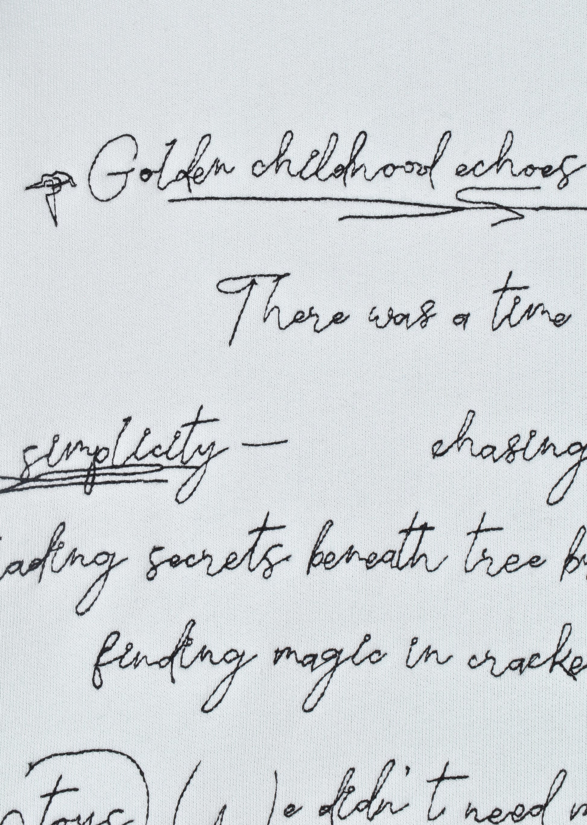 EMBROIDERED OVERSIZE SWEATSHIRT